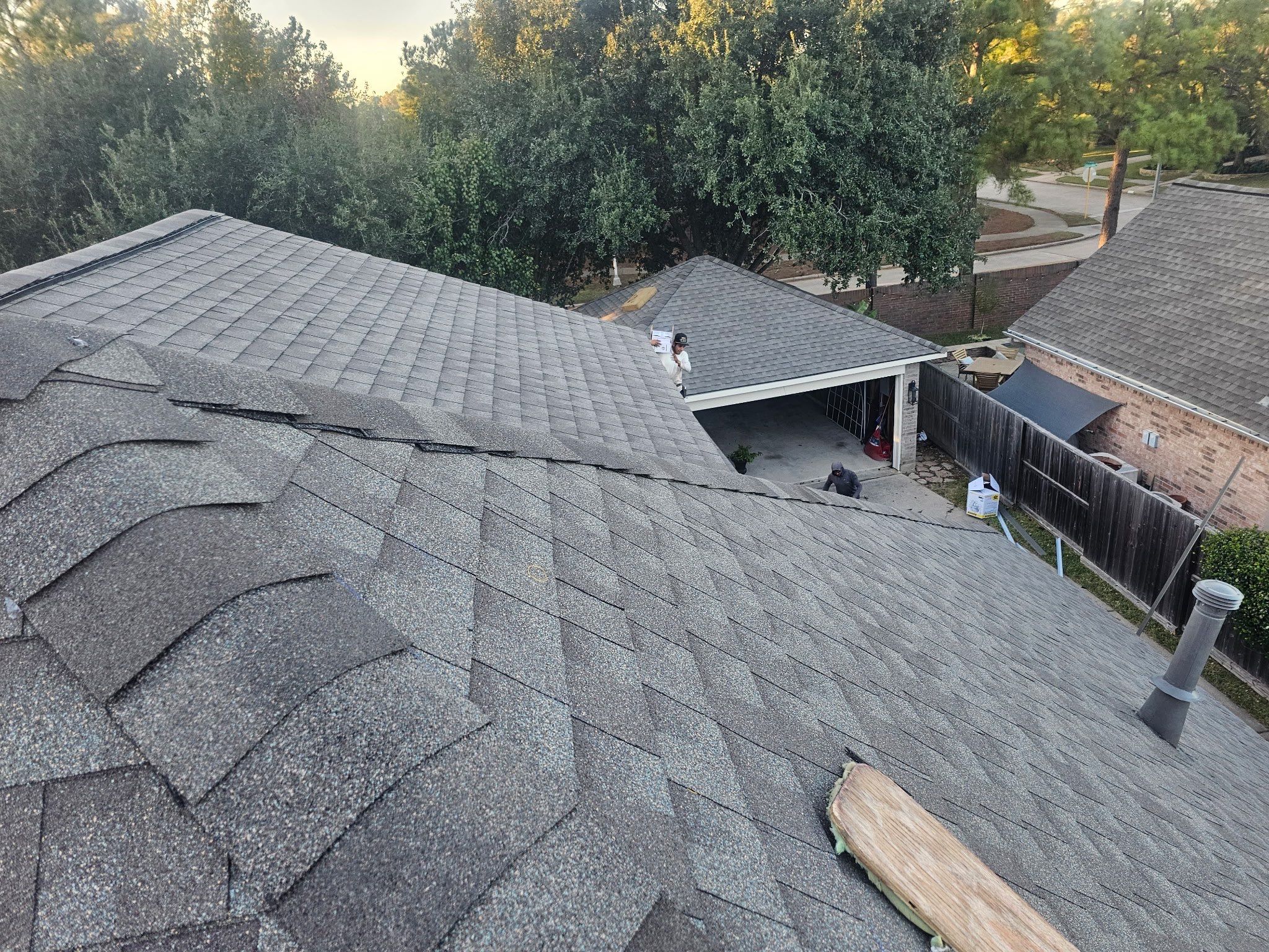 Residential Roof Replacement using GAF - NATURAL SHADOW - WEATHERED WOOD by Elite Roofing LLC