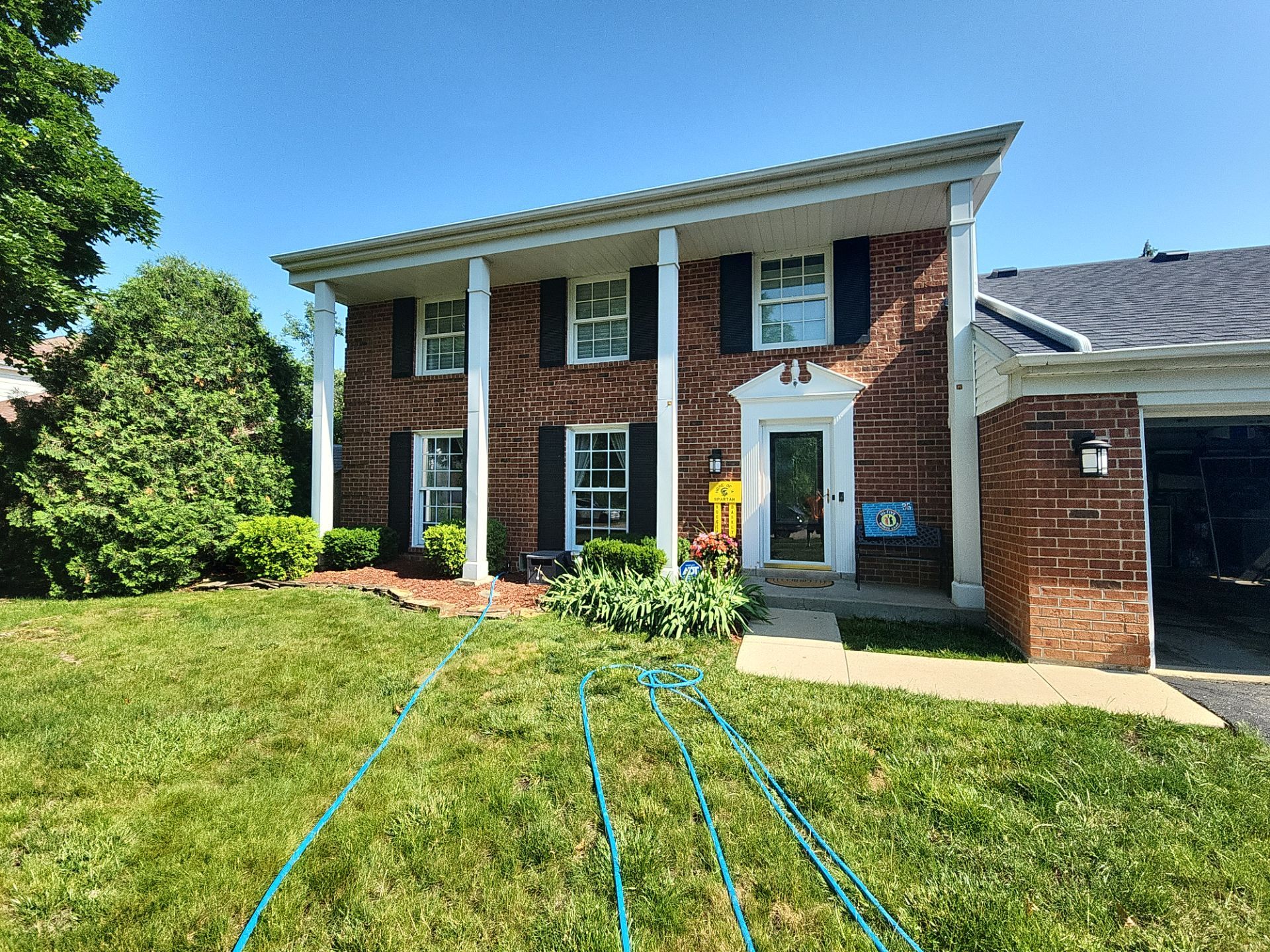 House washing by Northern Power Washing LLC.