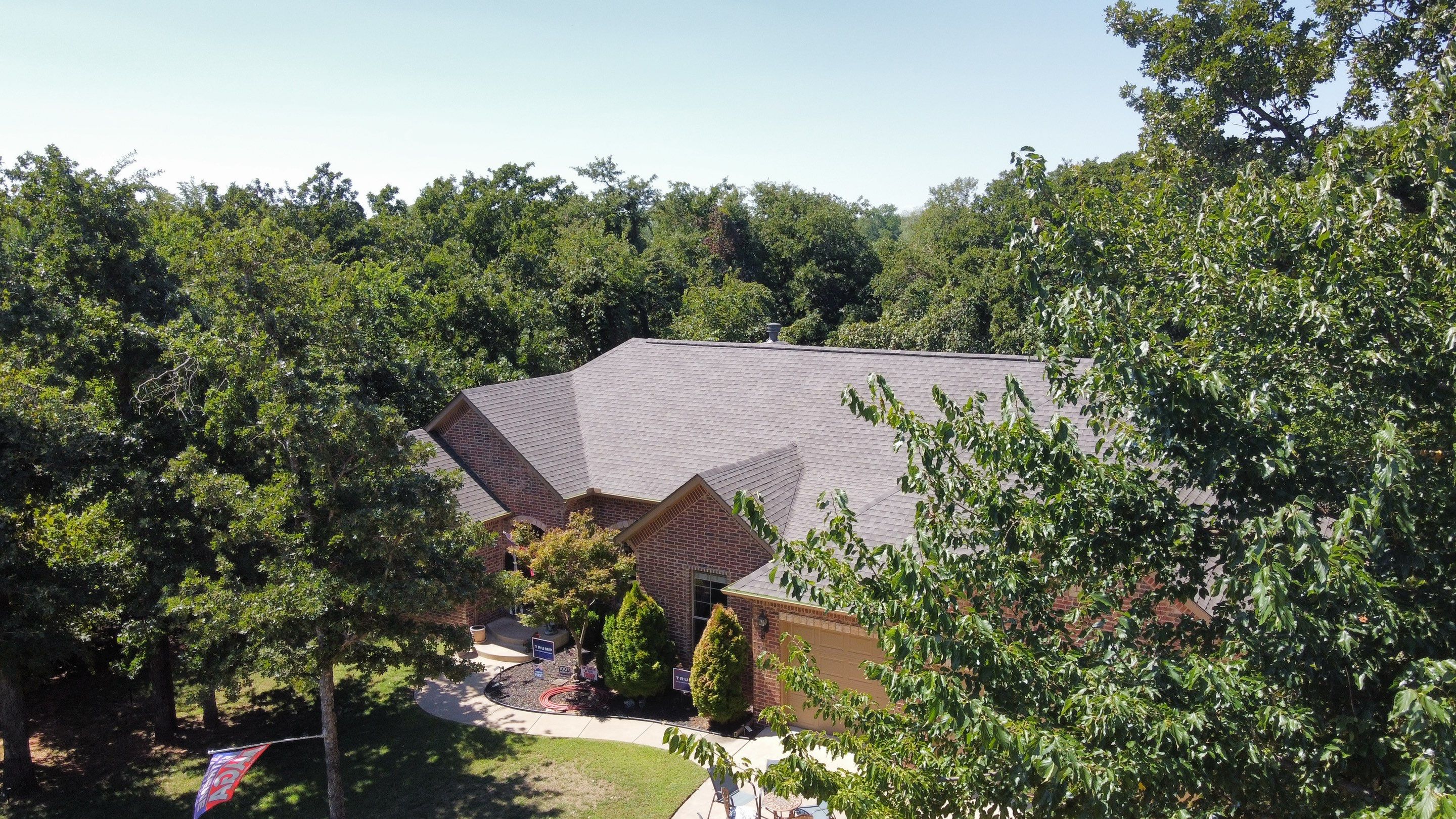 Residential Roofing Installation using GAF Natural Shadow  by A & H Roofing and Contracting