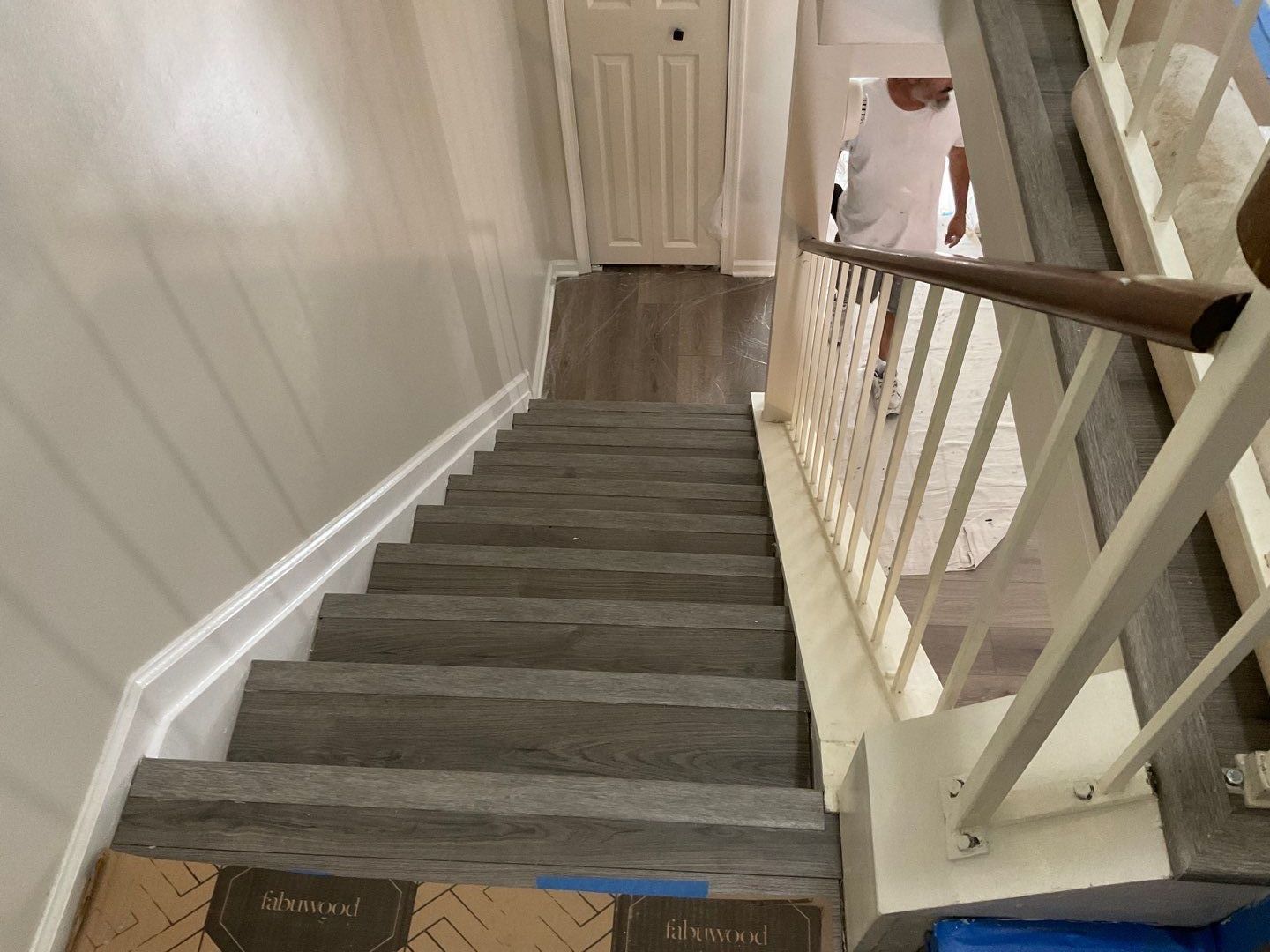 Bathroom Remodel using Two new bathroom design and new floors by Alpha Design Services