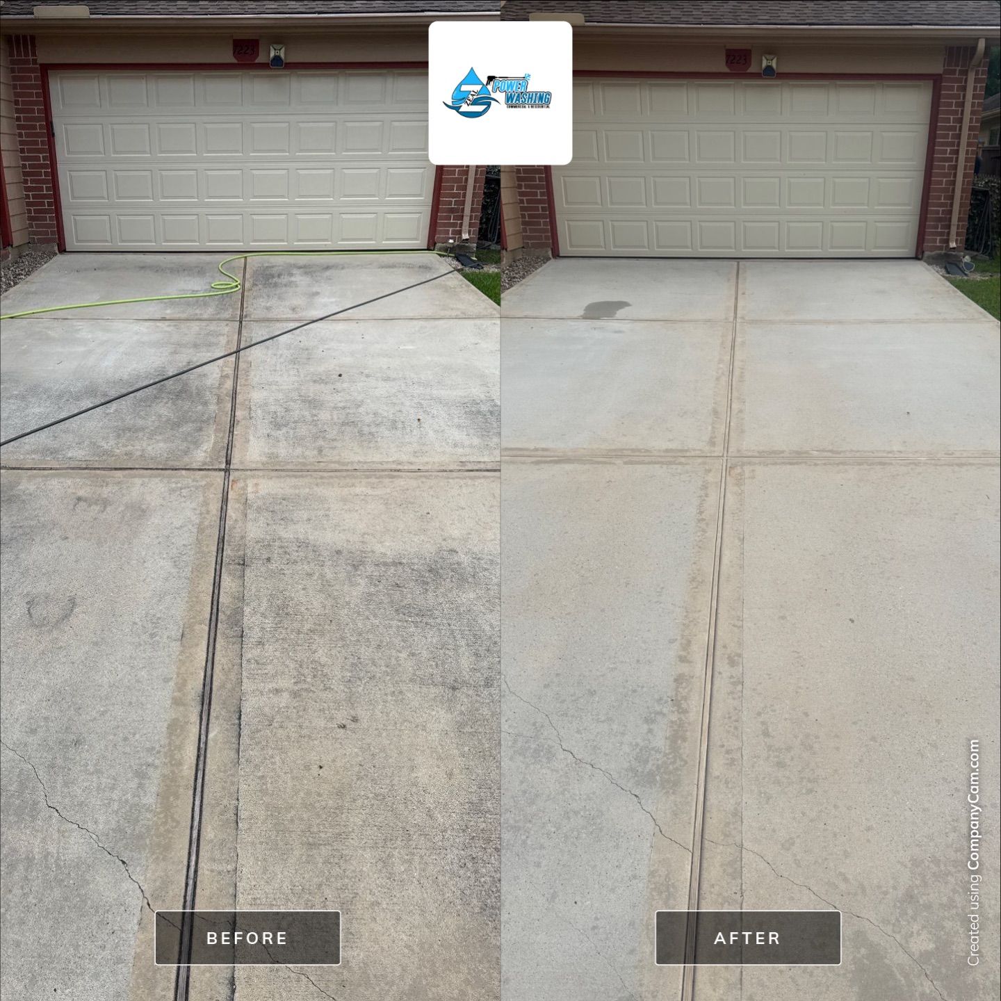 Night and day difference! by Zeal Power Washing