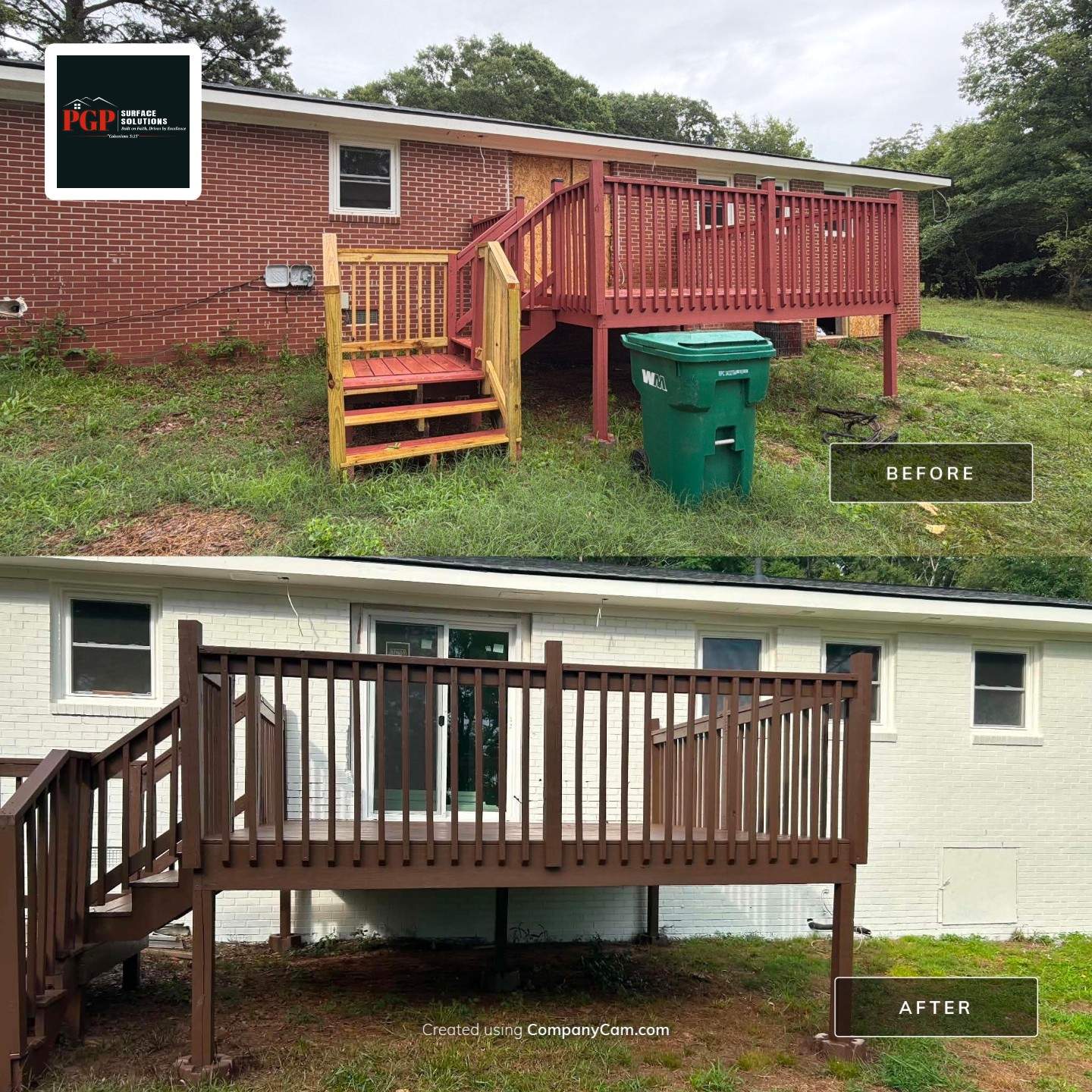 Social Circle Masonry Painting Project by PGP Surface Solutions, LLC