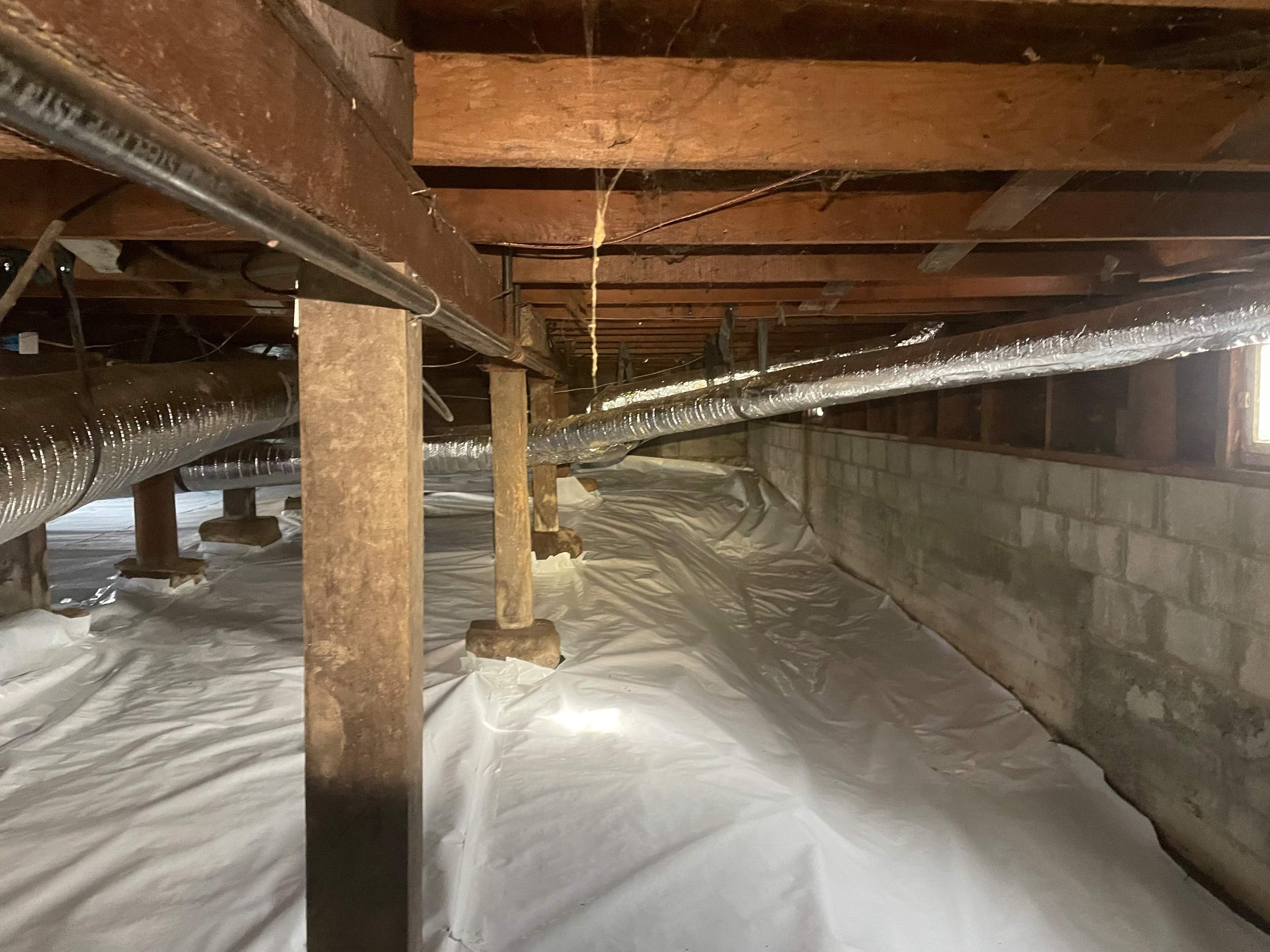 Crawlspace Transformation by Hausmeister Home Services INC