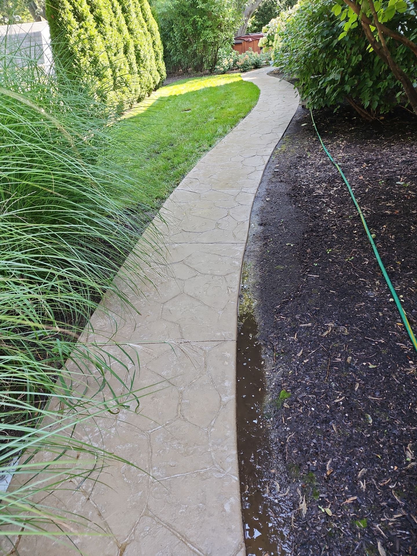 Stamped Concrete Surface Cleaning by Northern Power Washing LLC.