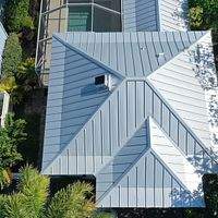 24ga 1.5" Mechanical Seam Mill Finish by Total Roofing System The Metal Roof Experts