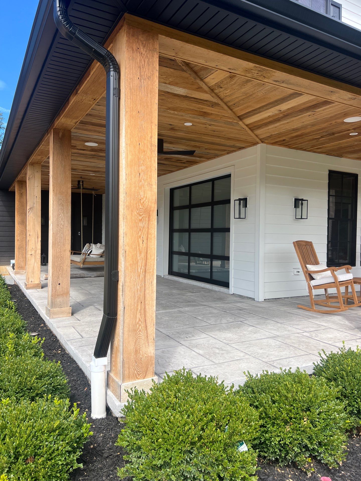 Stamped Overlay Patio  by Architectural Concrete Design