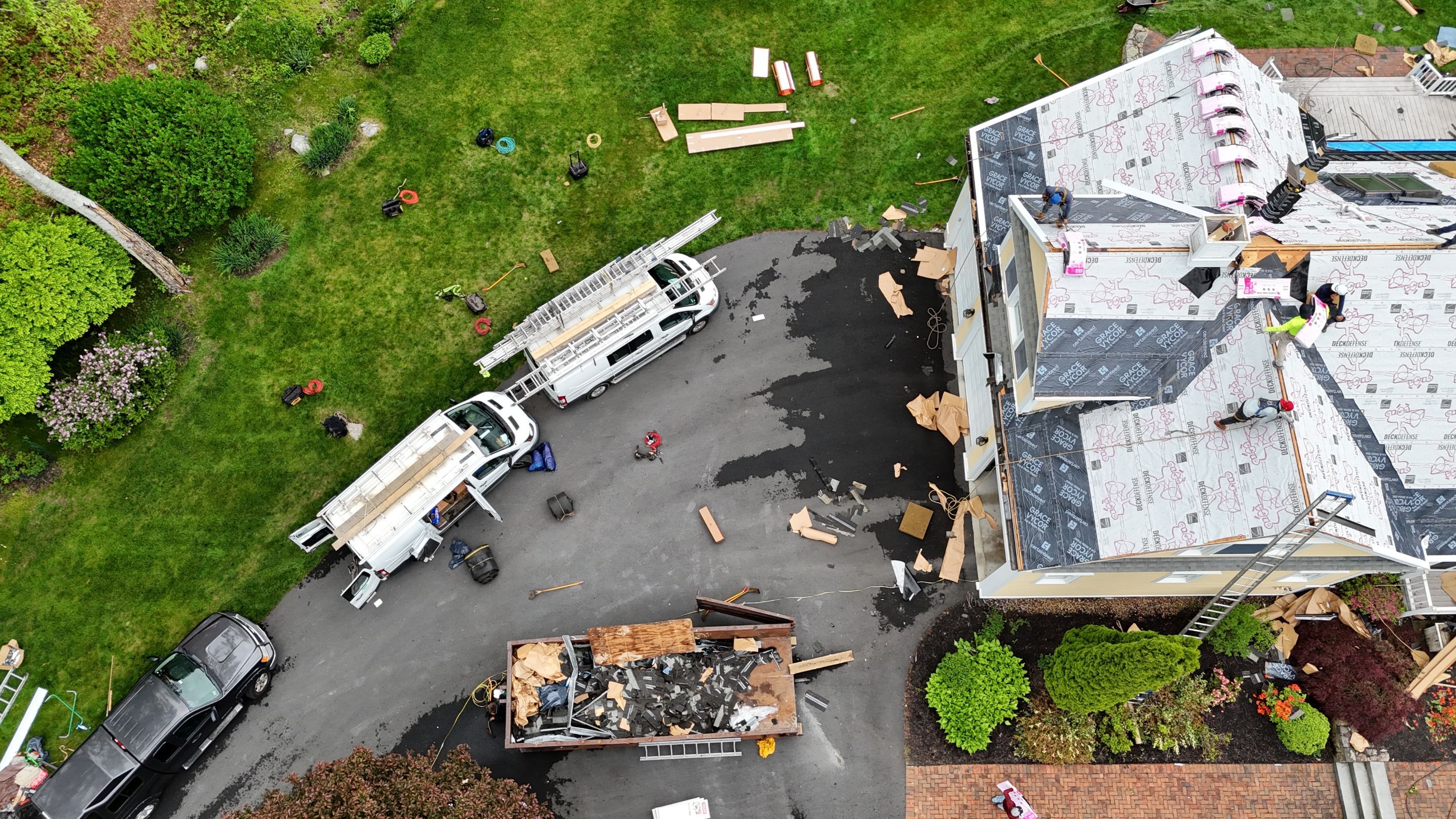 Roof Replacement with Owens Corning Shingles and Copper Flashing by Mighty Dog Roofing of Greater Middlesex County