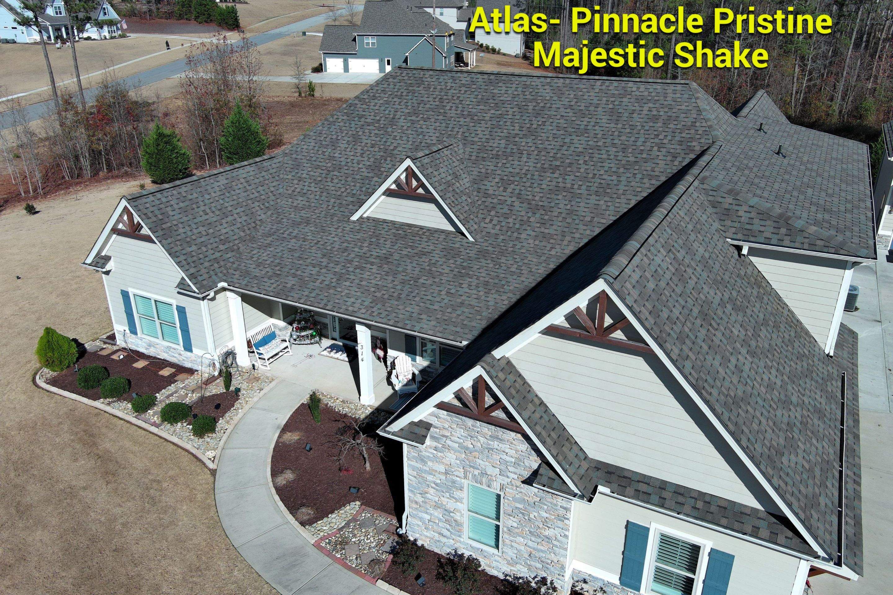 New roof installation and shingle colors by Rhino Restoration