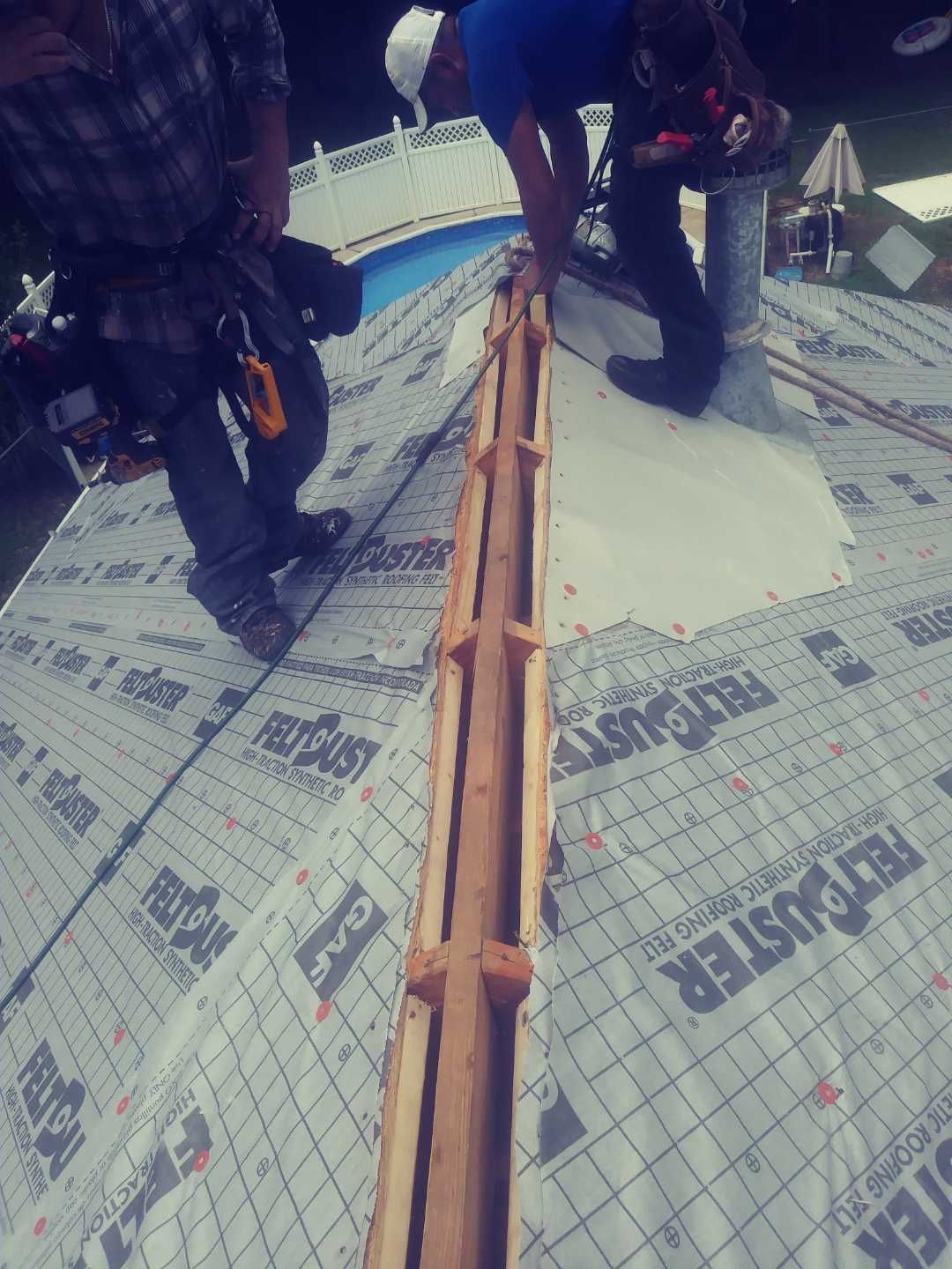 Residential Roofing Installation using Metal roofing by American Roofing & Construction LLC