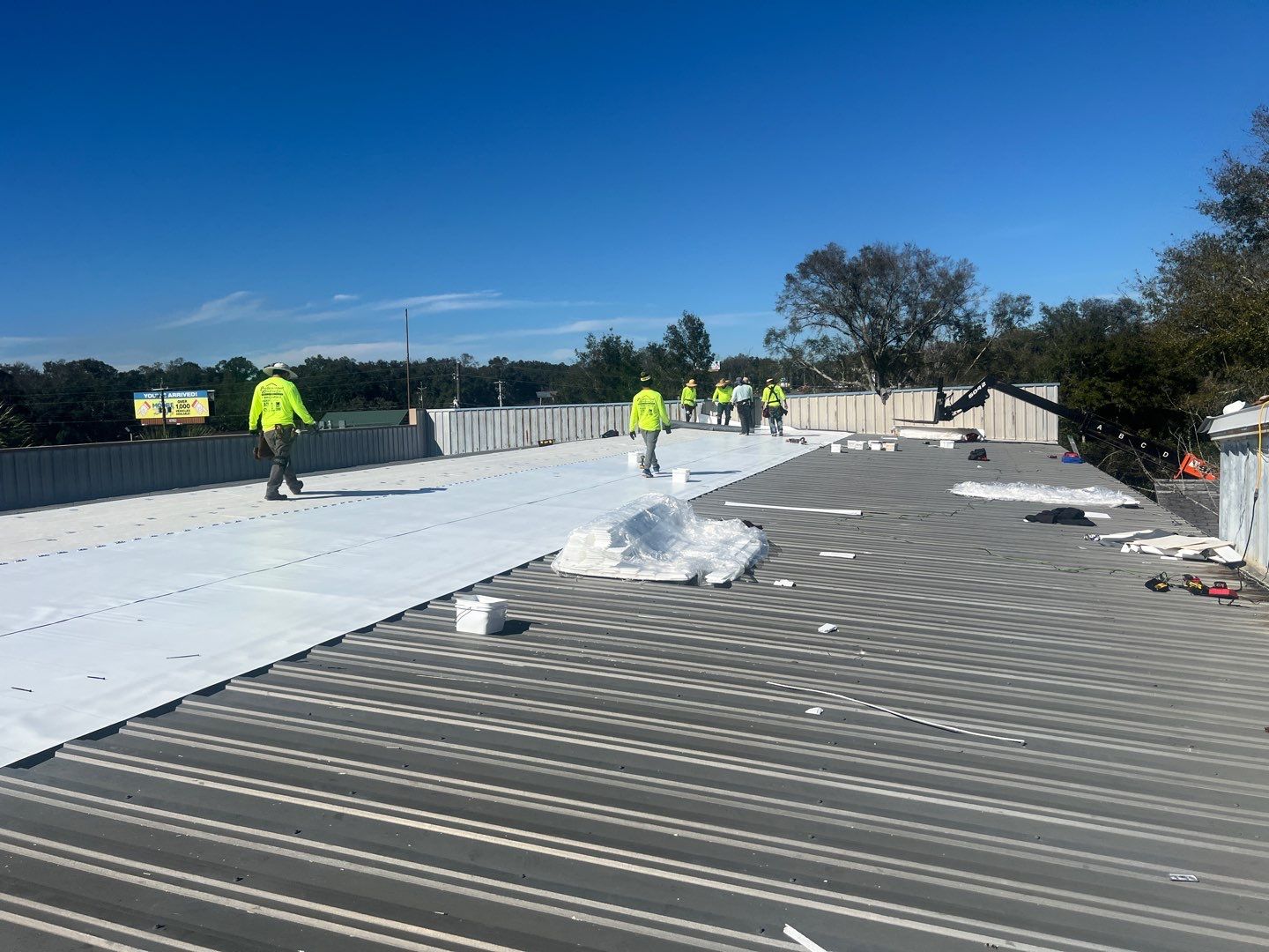 Commercial Retro-Fit Roof system by Professional Roofing Company