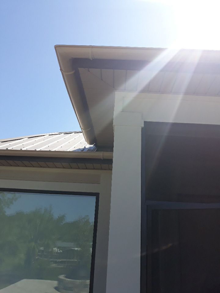 Gutter Installation using Half Round Seamless Gutters by Gutter Professors