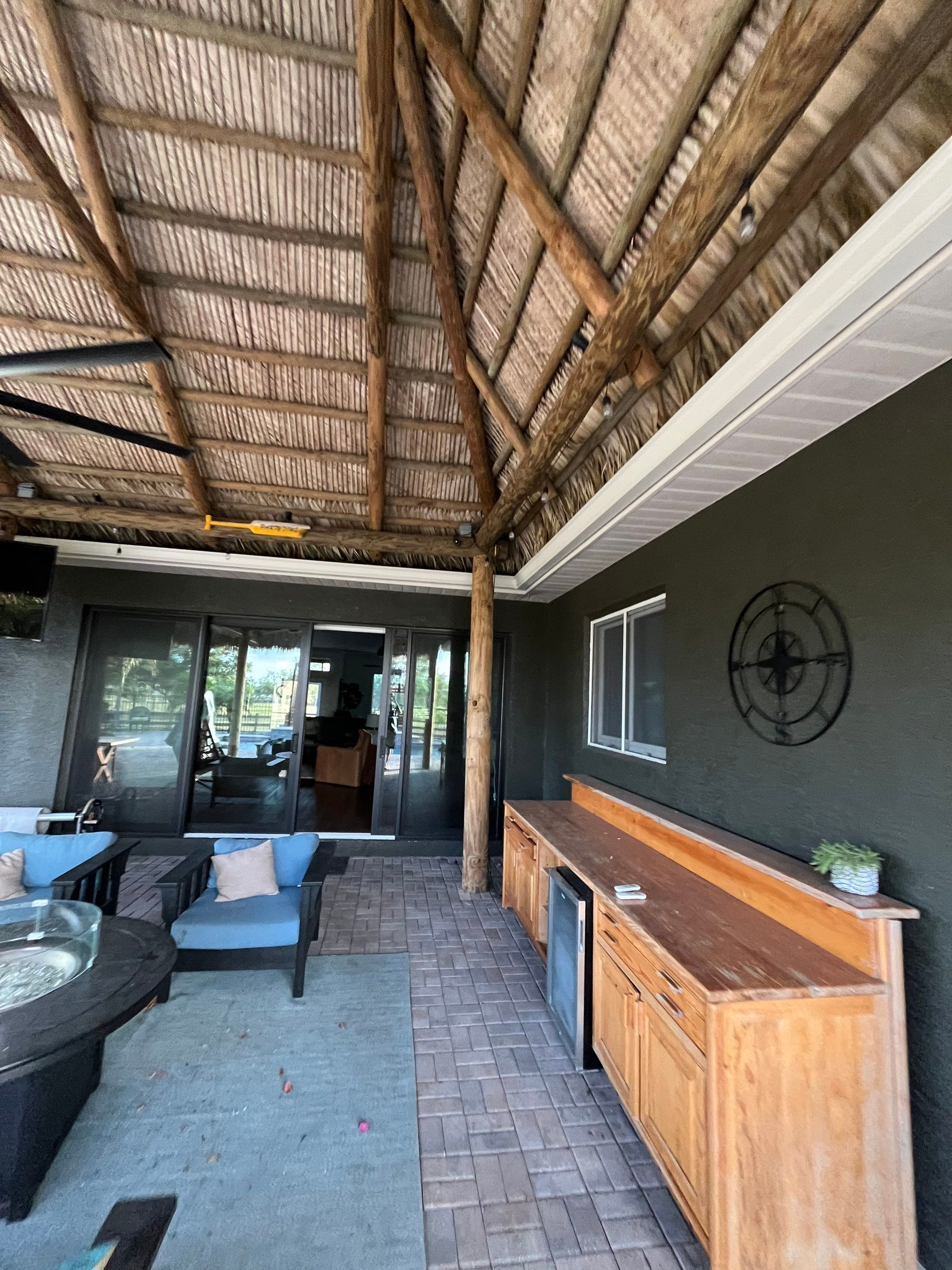  7-inch White seamless gutters and downspouts in Myakka City FL by Gutter Professors