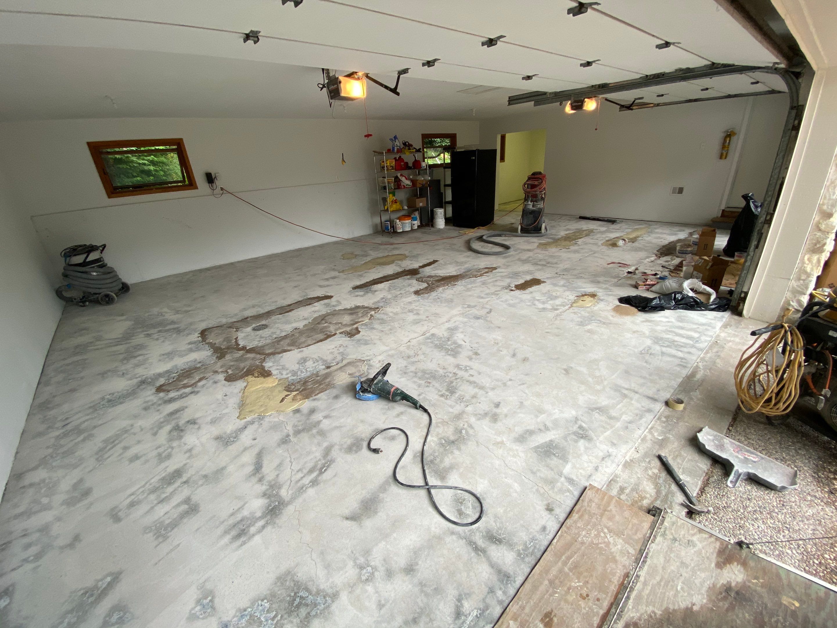 Briarcliff Northland -- Epoxy Garage Before and After by Big Red Decorative Concrete, LLC