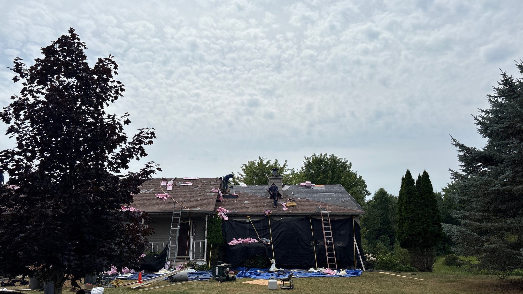Roof Replacement using Owens Corning Tru Definitions by 180 Contractors