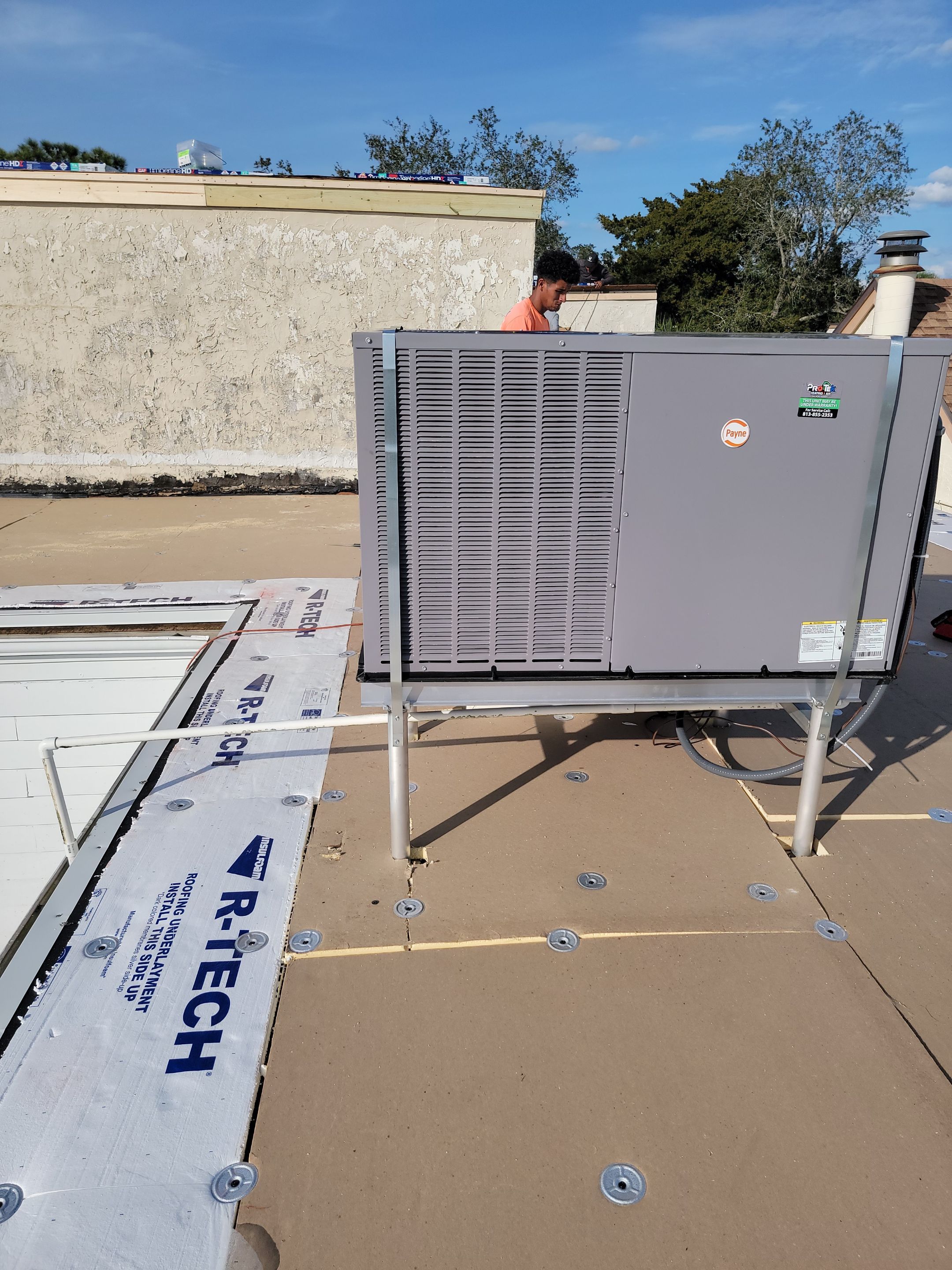 Residential Roofing / Rooftop AC / Gutter Installation by Protek Roofing Heating Air & Solar