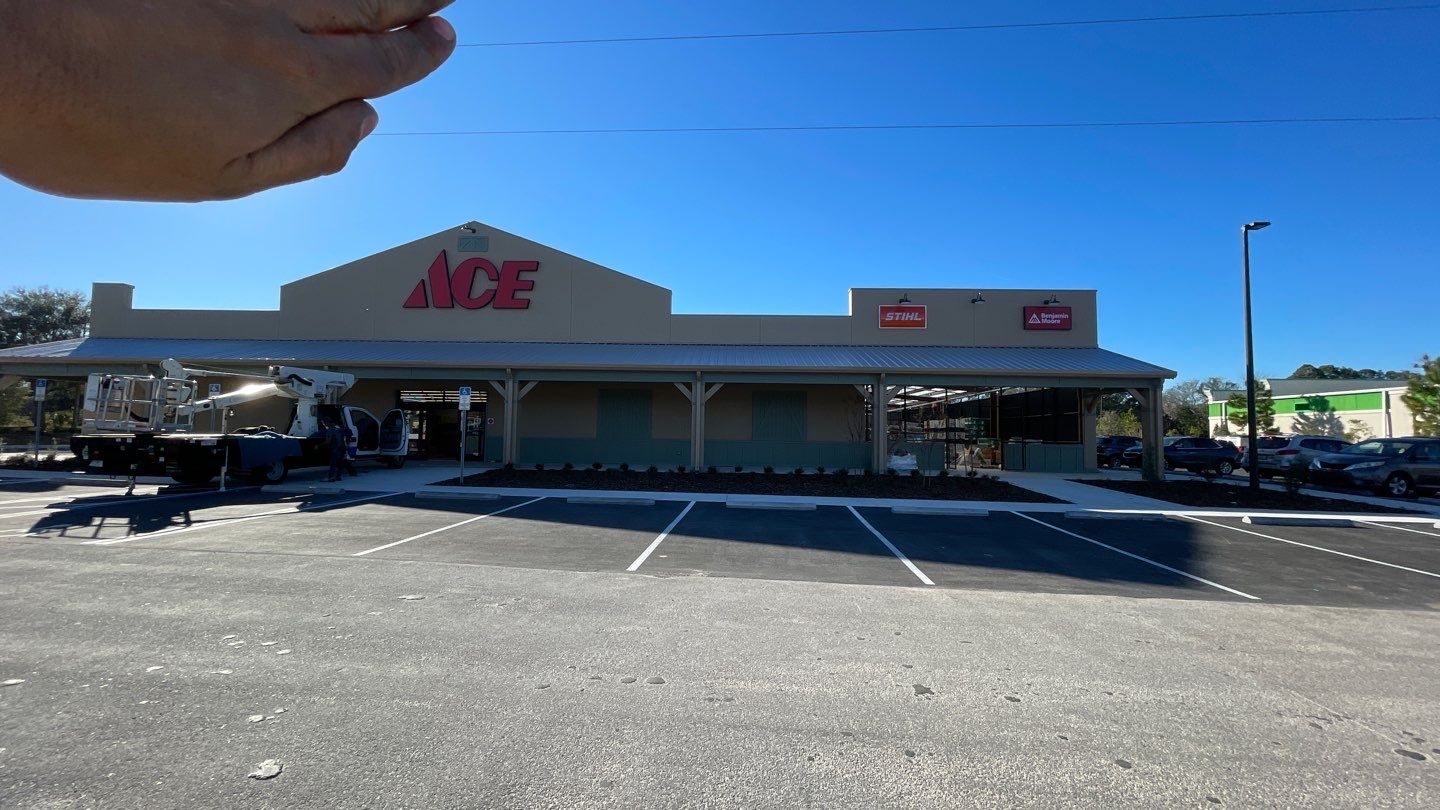 Channel Letters and Monument for Ace Hardware by SignCrafters
