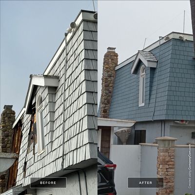 Pre-finish shingles