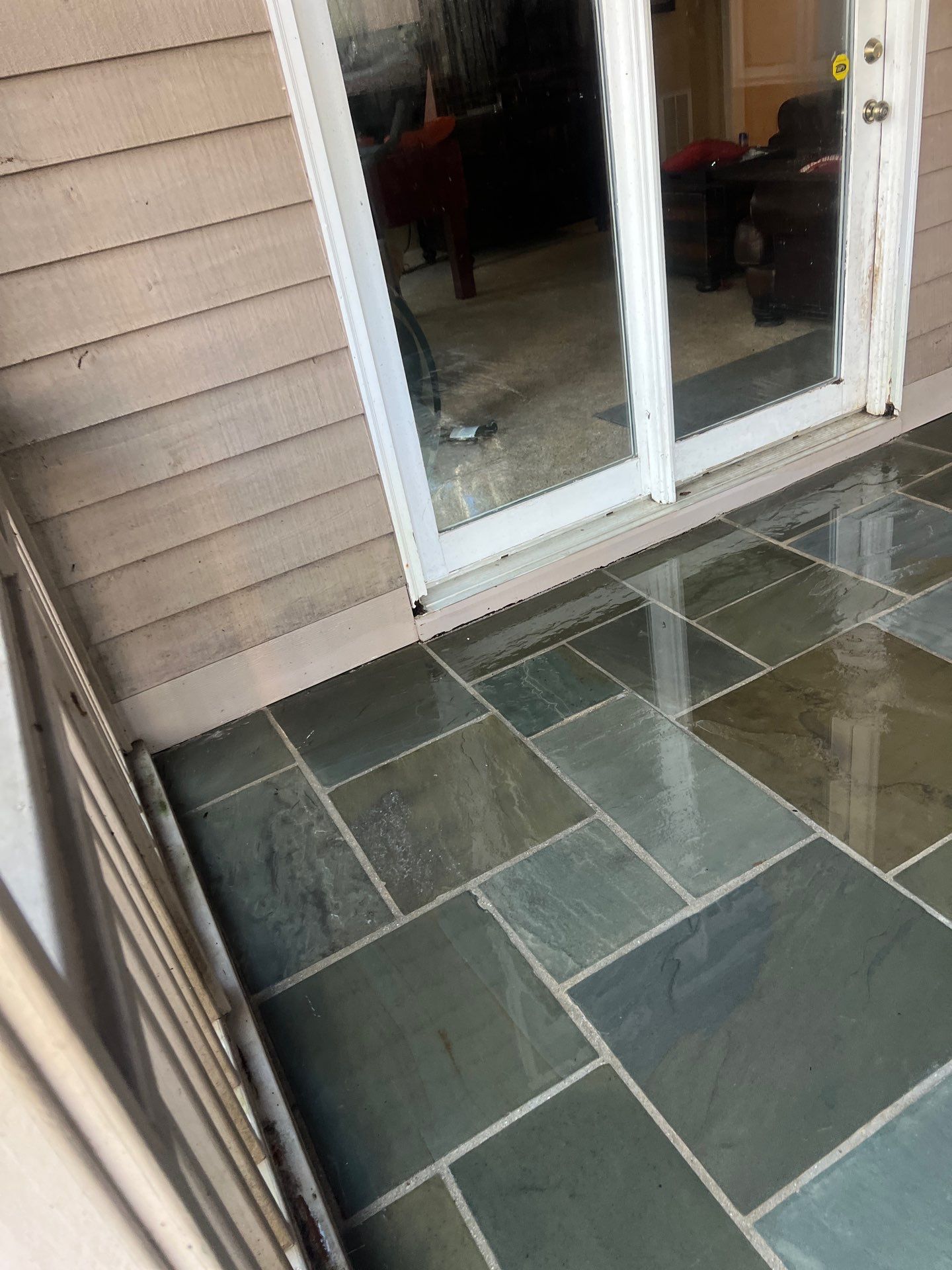 travertine  using Concrete Sealant by DuraSeal