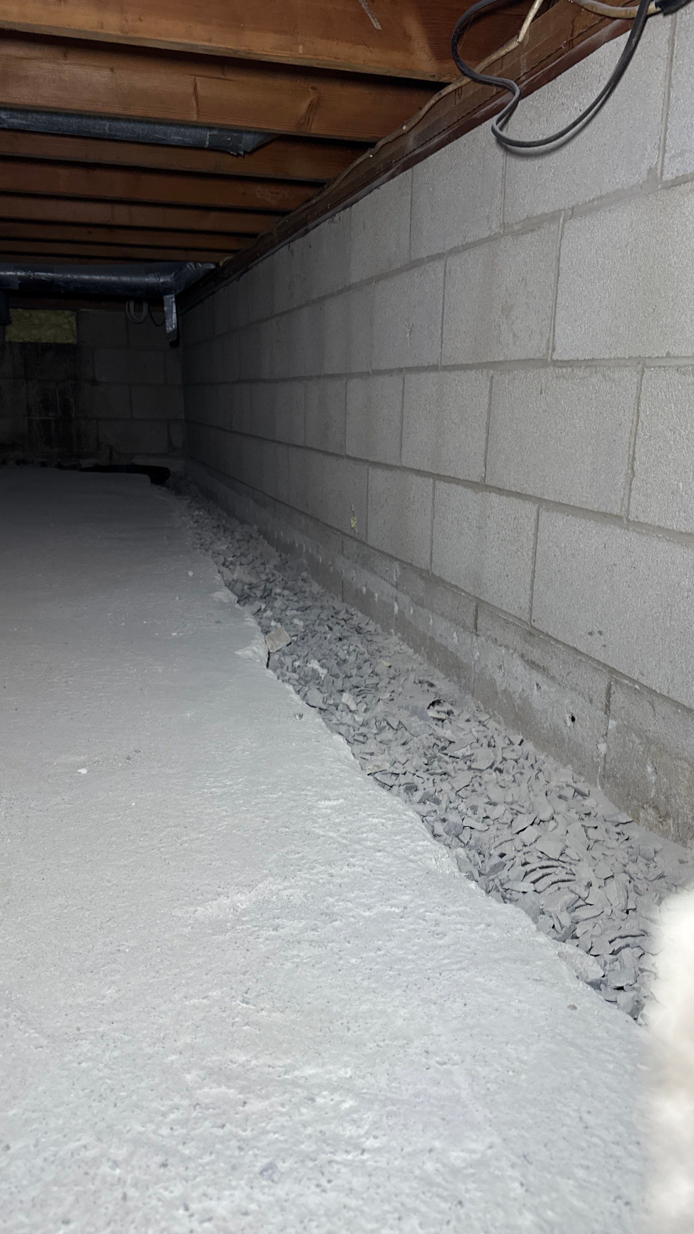 Interior French Drain in Princeton, NJ by Pure Service Pro, LLC 