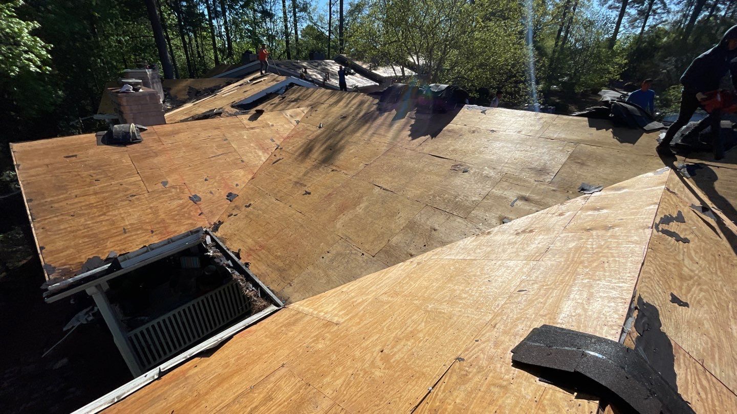 Commercial Roofing Installation using Owens Corning Autumn Brown by Inspector Roofing and Restoration