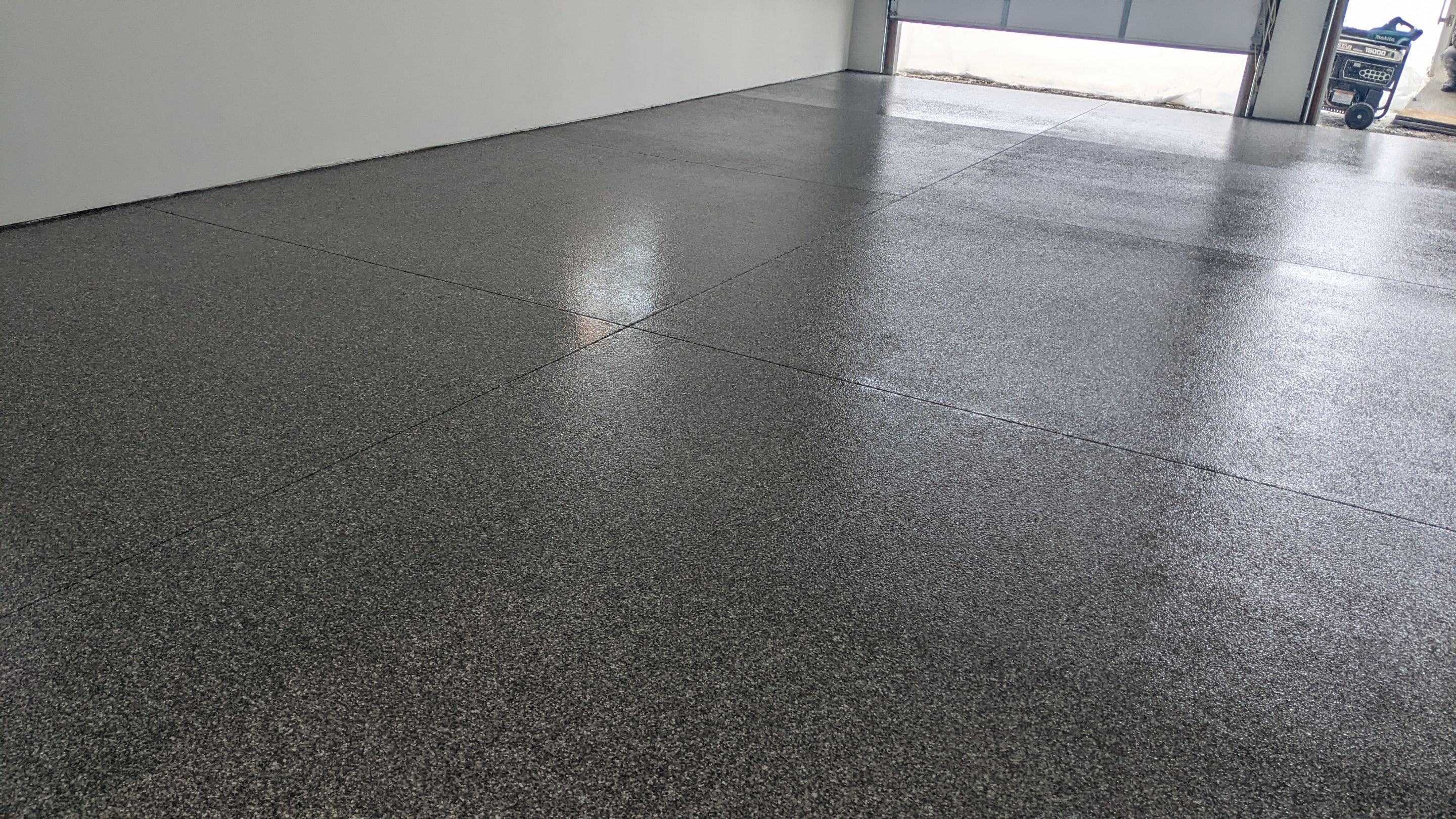 Garage Transformation using Silver Creek by Croc Coatings, LLC