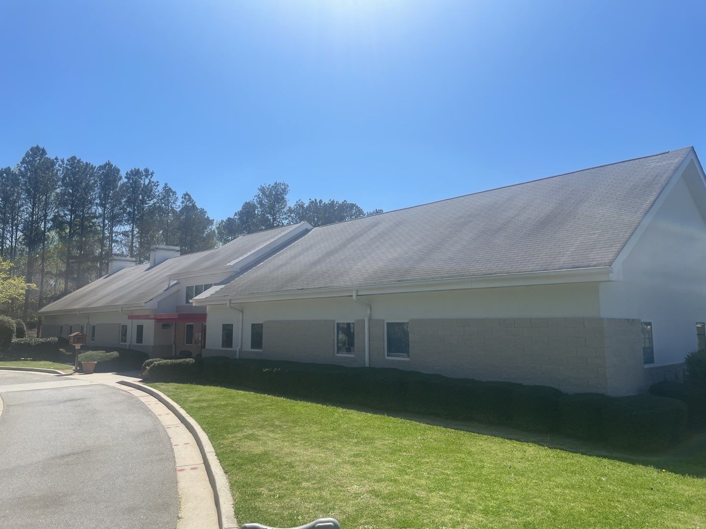 Sheltering Arms Longview Center - weekend install for client by Georgia Roof Advisors