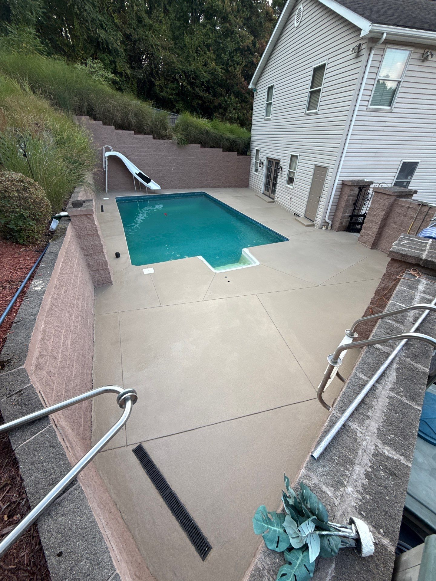 Oxford Pool Deck Project in McKees Rocks by Floors in a Day, Inc