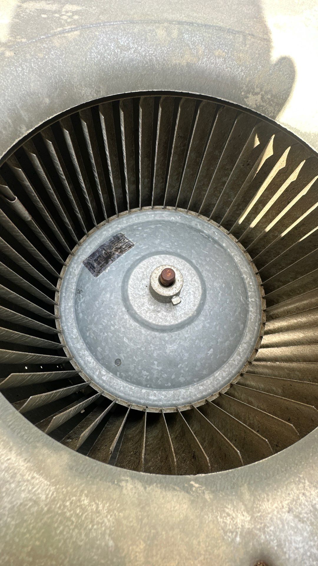 Air Duct Cleaning and Suspect Growth Removal Before and After Video/Photos Removal of mechanical component. by All Seasons Air Duct Cleaning 