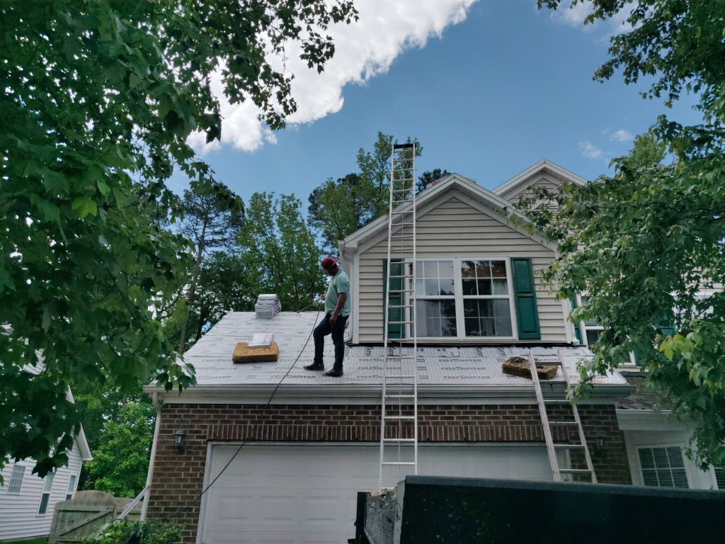 Re-roof by American Roofing NC