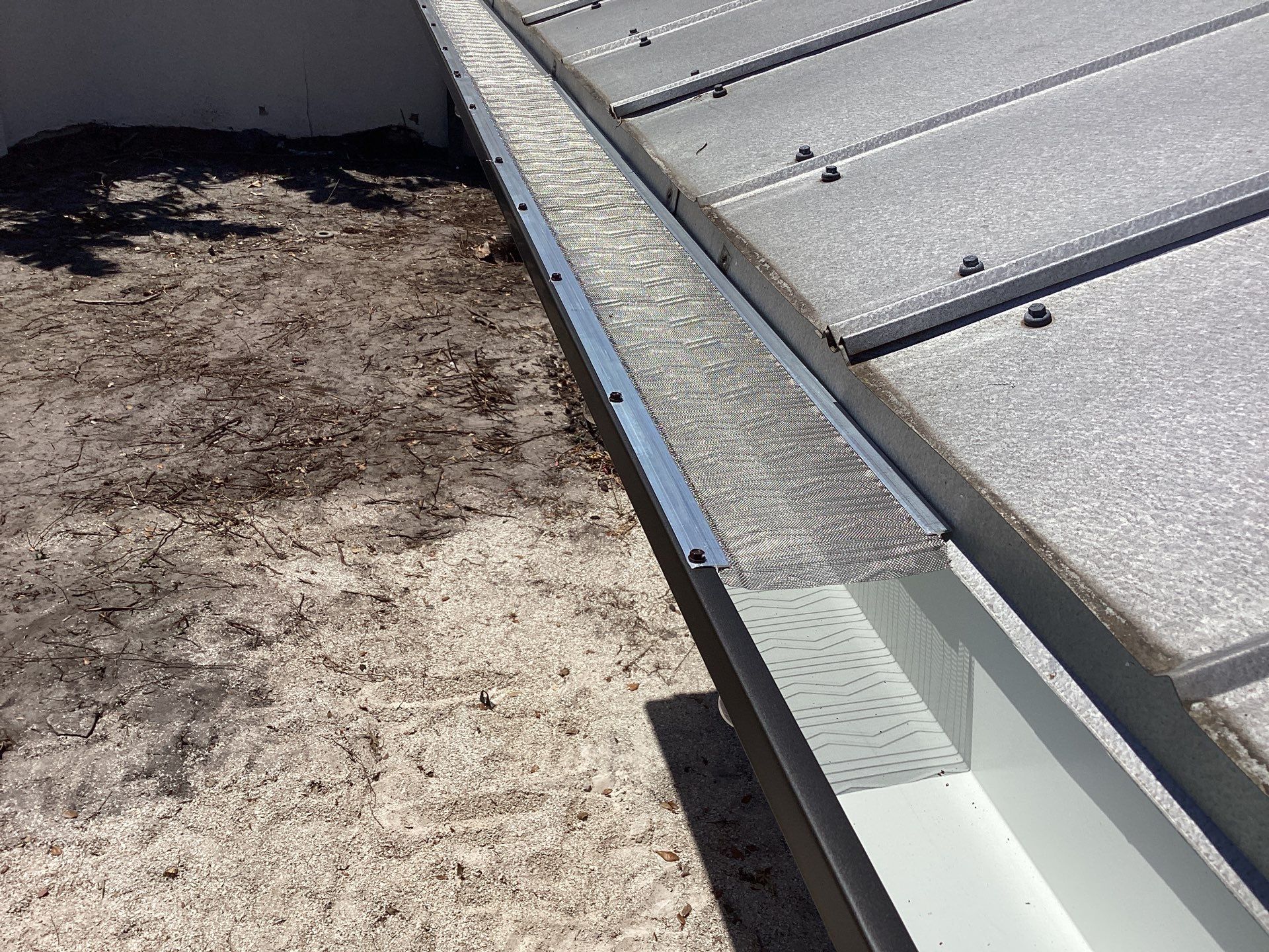 Gutter Guard Installation Project in Sarasota FL by Gutter Professors