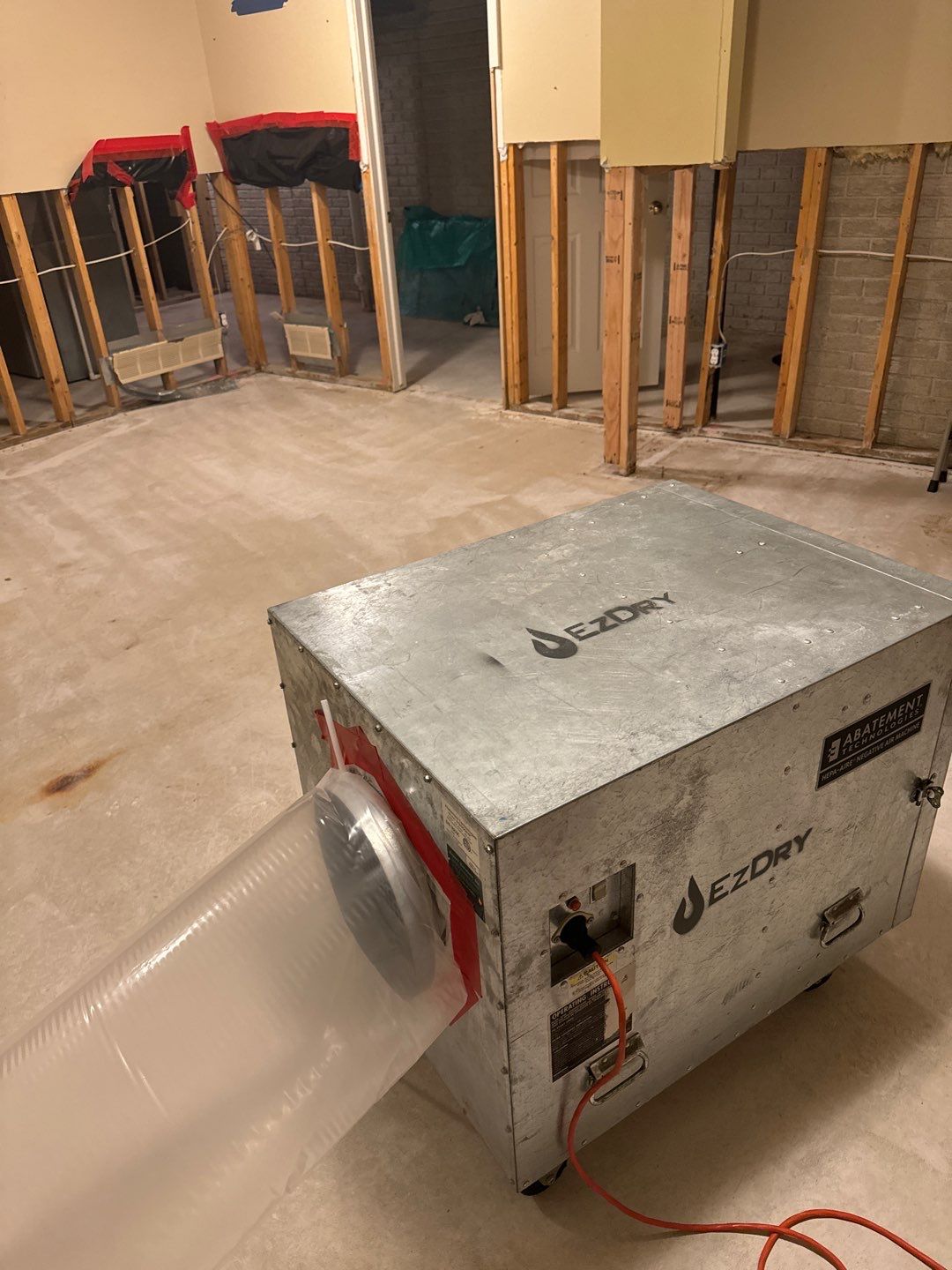 Project in Commerce Charter Twp by EzDry Water Mitigation & Property Restoration