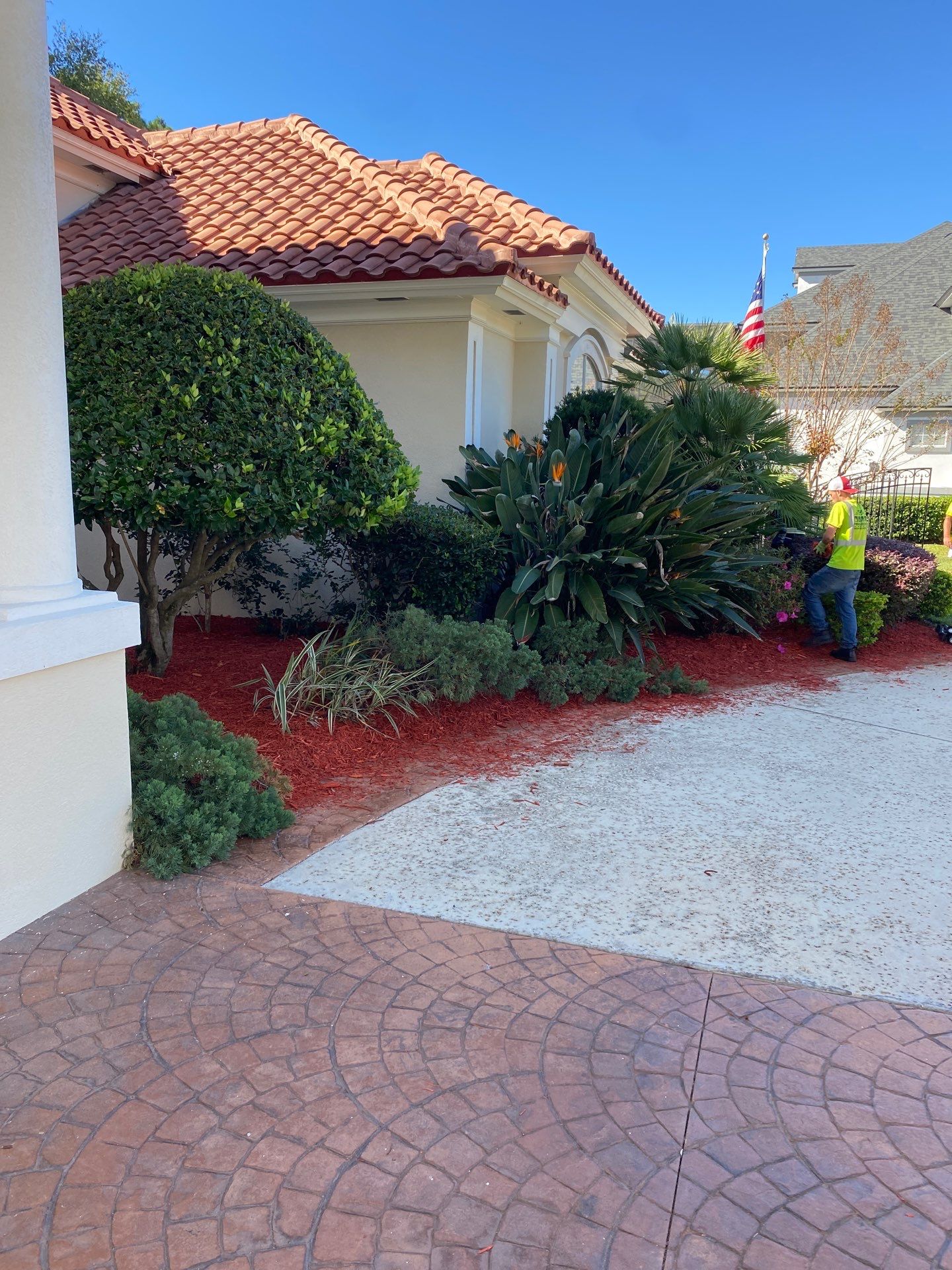 Deerwood Resident | Palm Trimming & Ground Cover by ProGreen Services