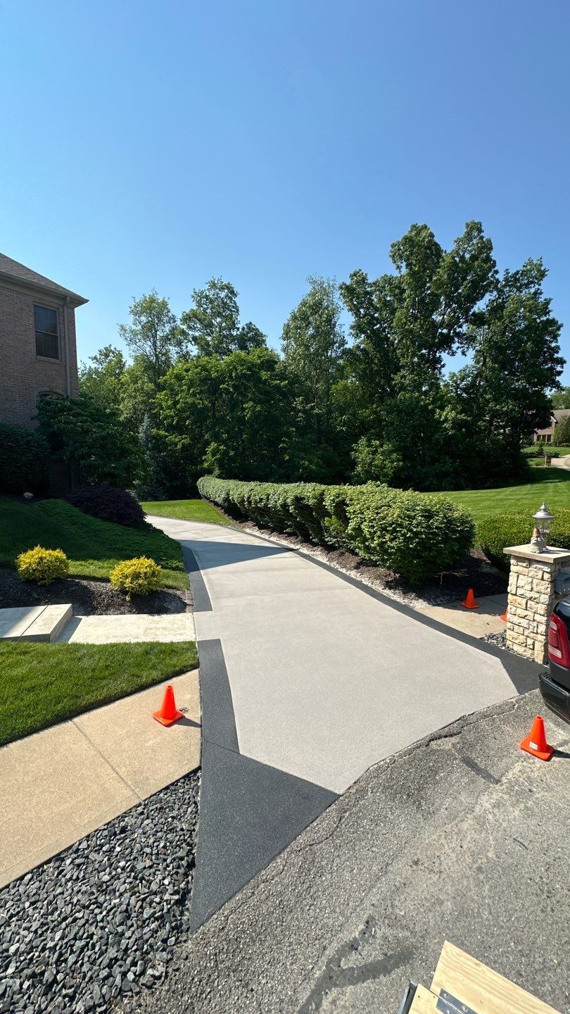 Driveway Walkway Patio Project in Canonsburg by Floors in a Day, Inc