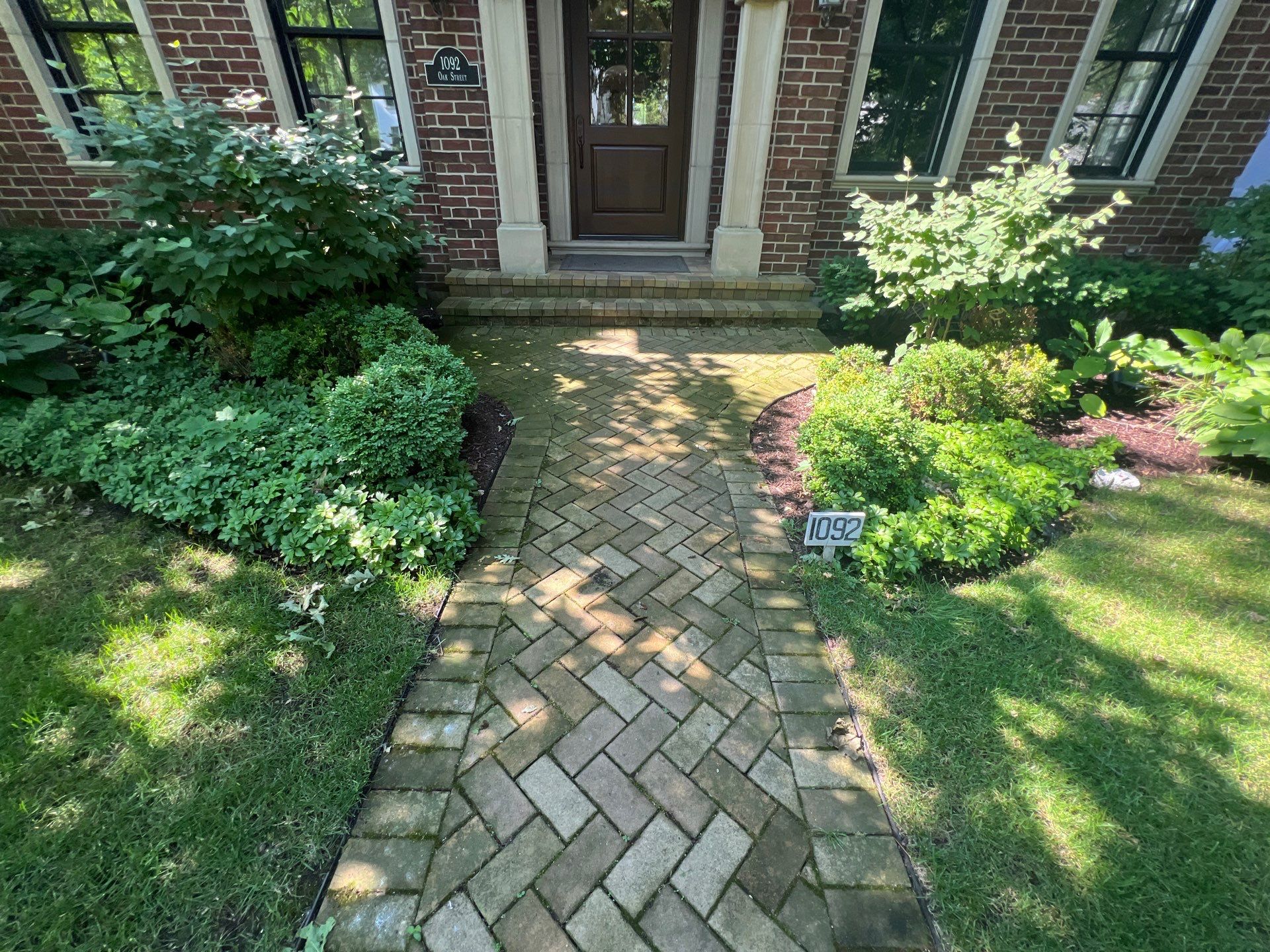 brick paver repair  using Structure bond Techniseal by Northern Power Washing LLC.