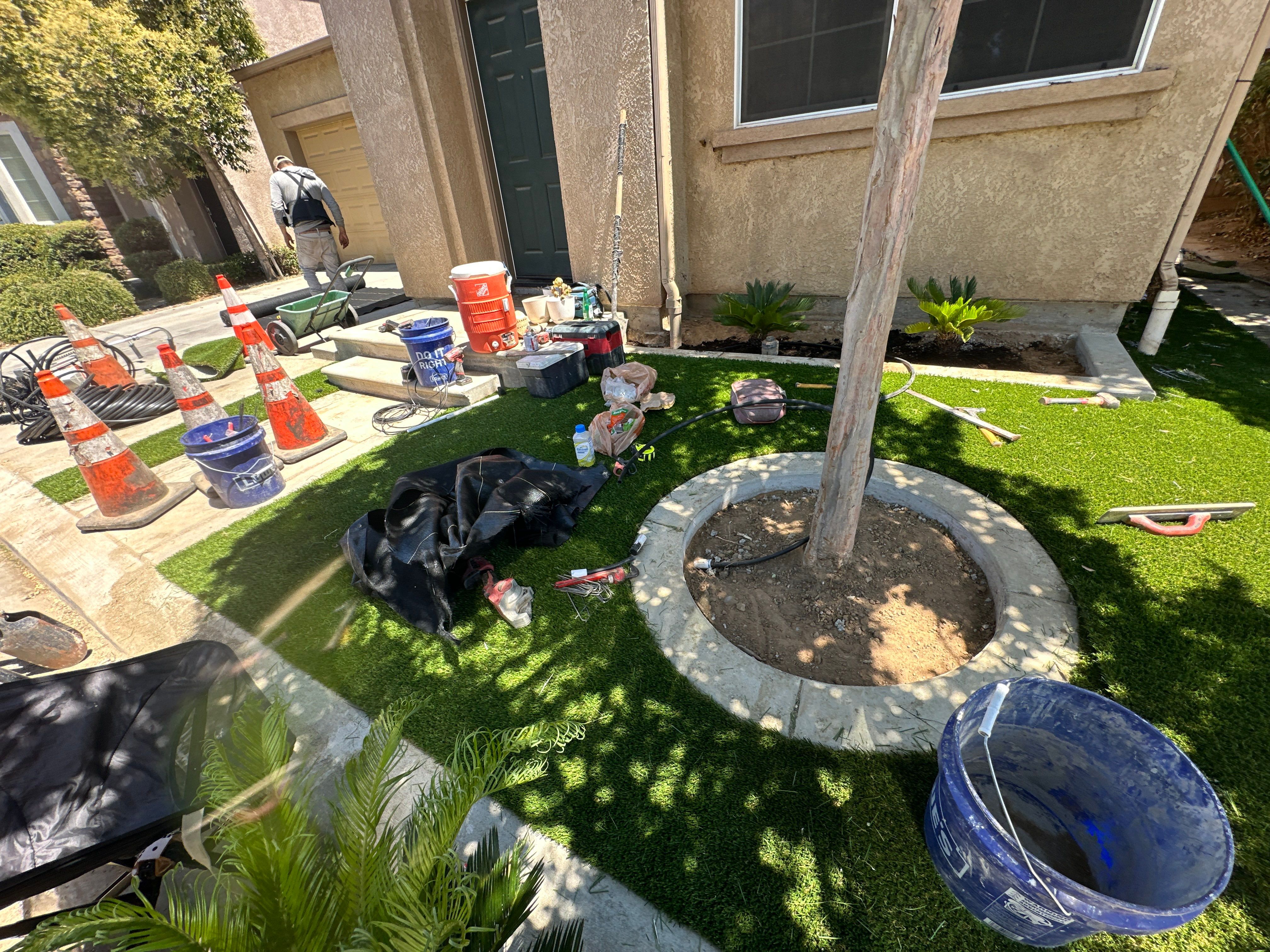 SYNTHETIC GRASS IN FRESNO CA by SAVING PRO LANDSCAPING INC