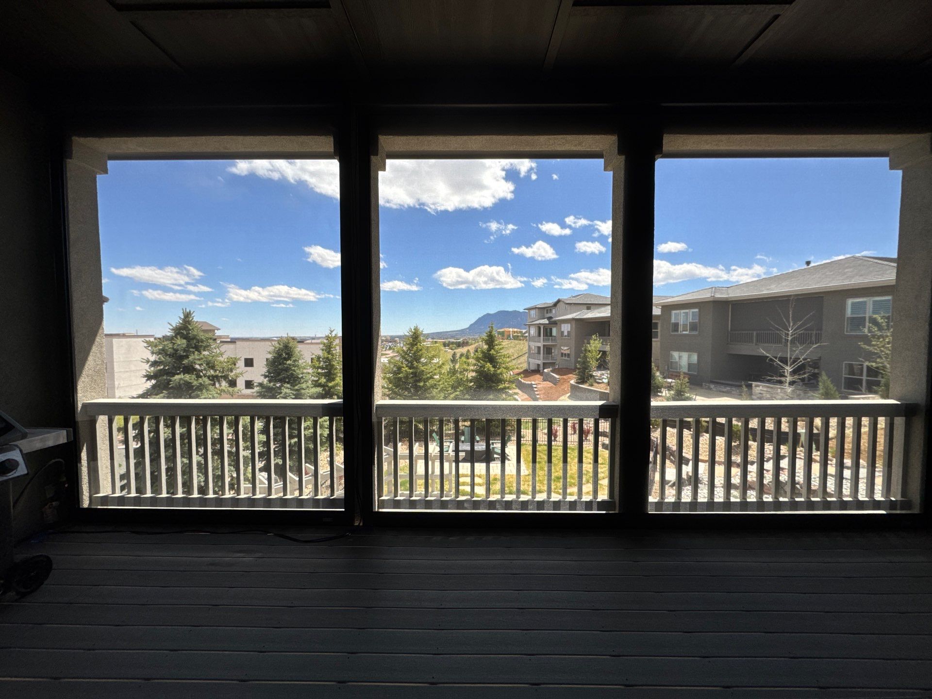 Motorized Screens using Progressive MagnaTrack Screens by Outdoor Solutions Colorado