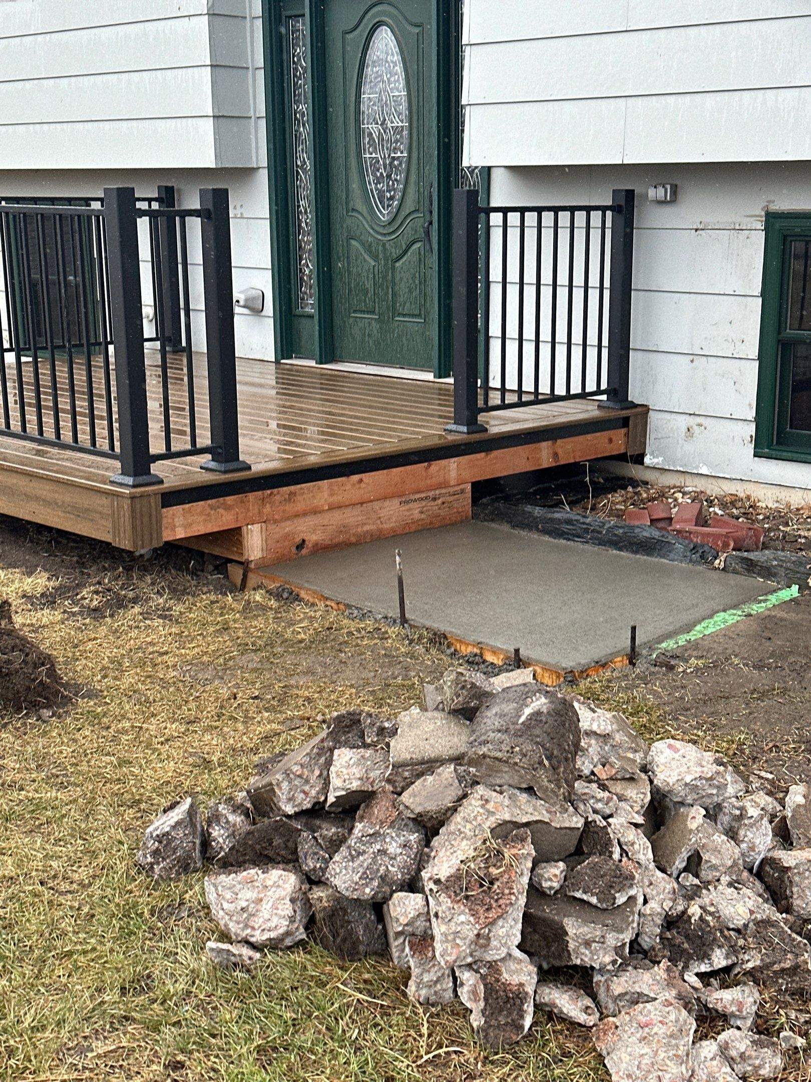 Deck Installation using Trex by Weather-Tite Exteriors LLC