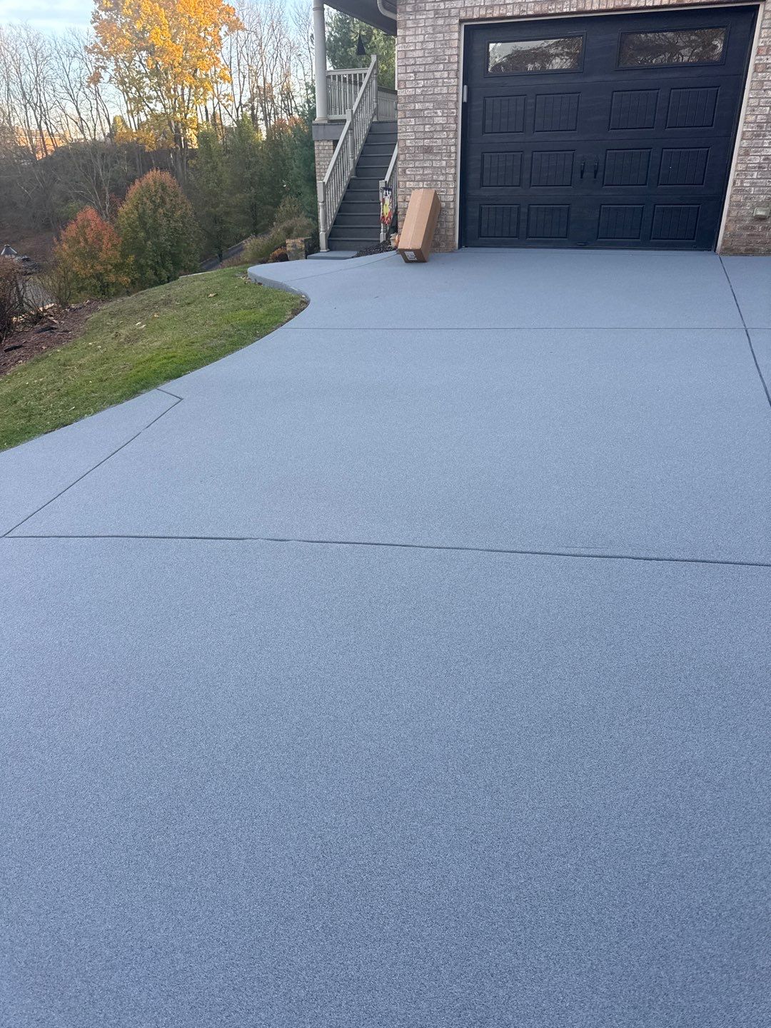 Steep Driveway Project in Sarver by Floors in a Day, Inc