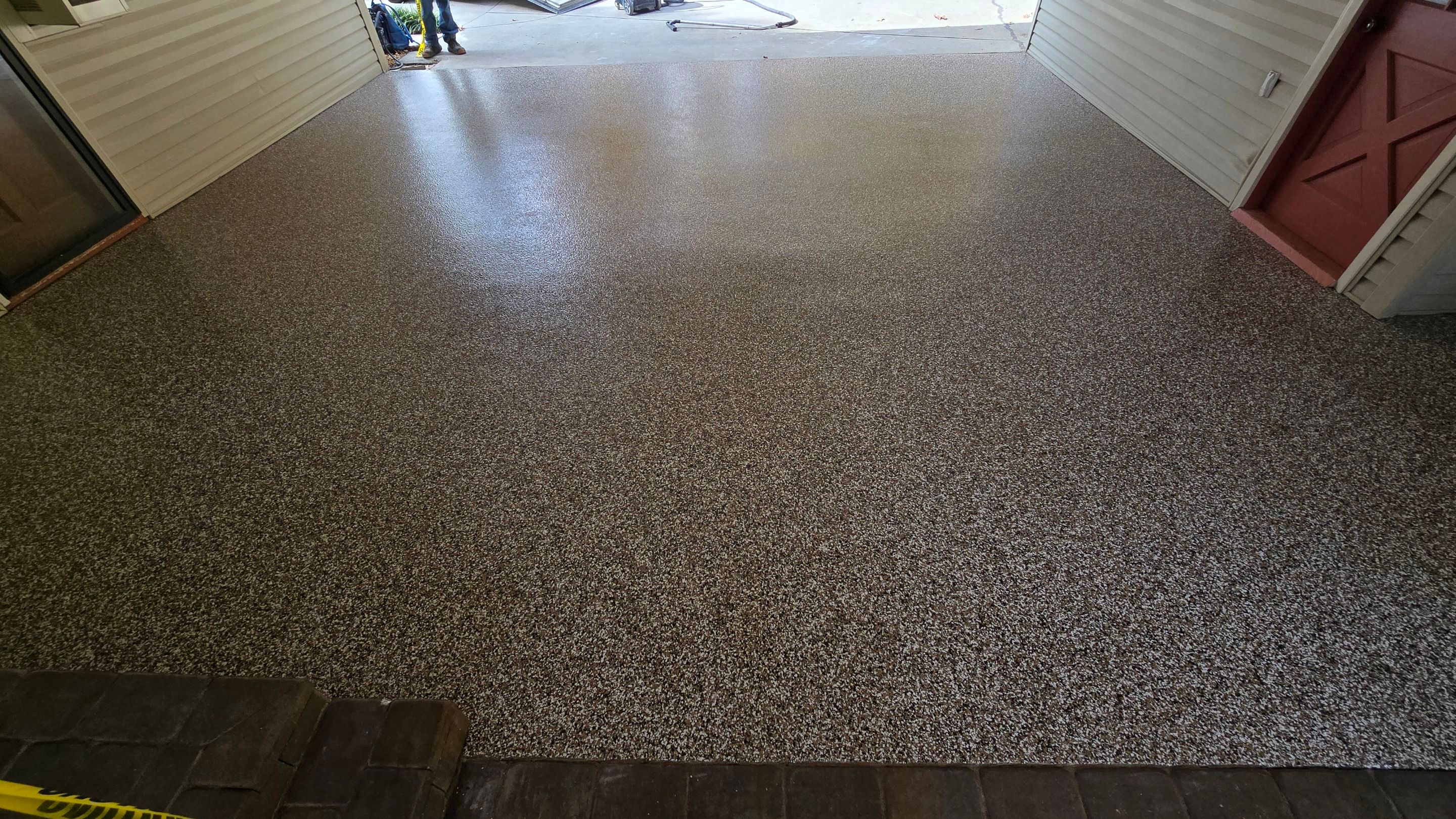 Carport and Workshop Using Mocha Match by Elite Floor Solutions