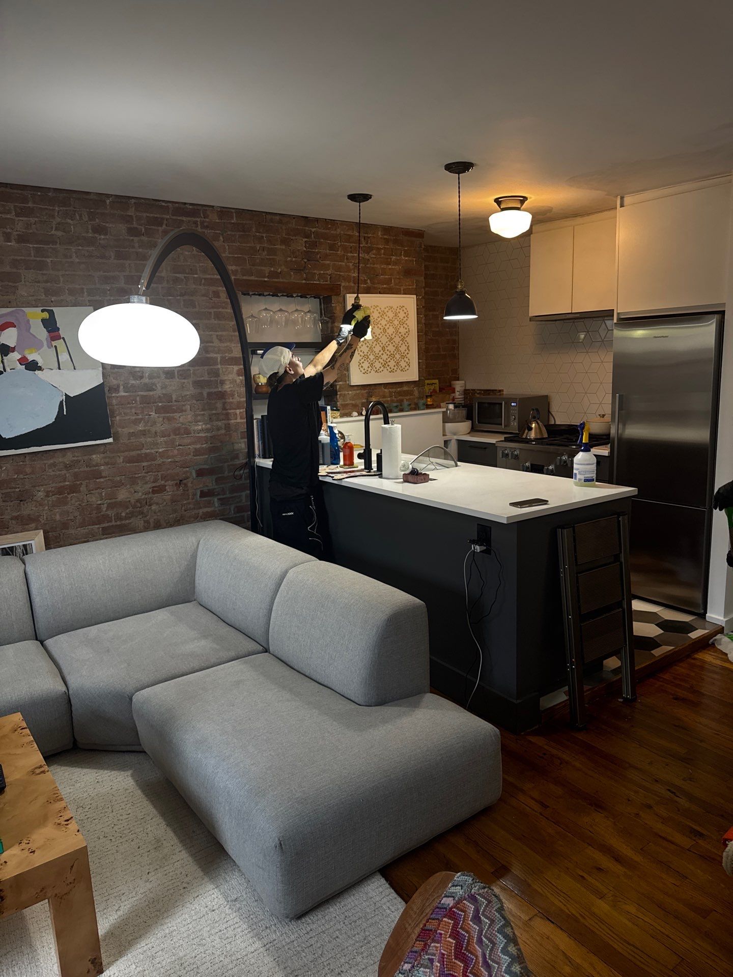 Fire Damage Restoration and Ceiling Repair in Brooklyn Apartment by Newhouse Restoration