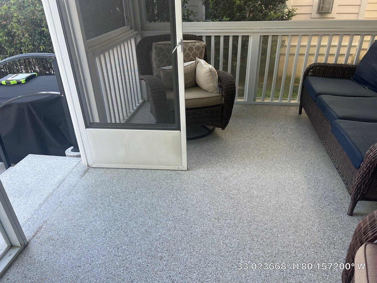 Pool Deck using AcryFin by DuraSeal