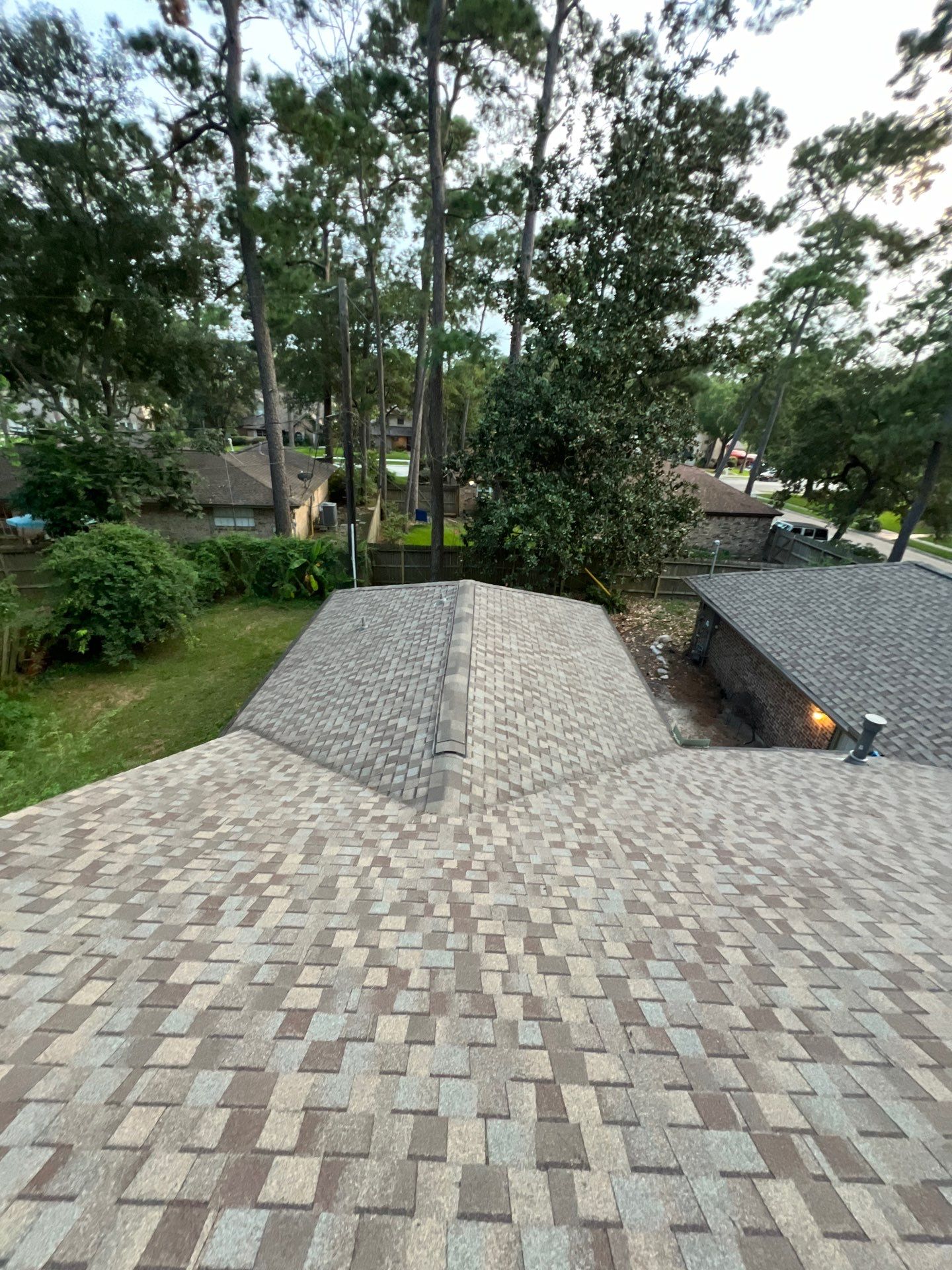Commercial Roofing Repair using Owen's Corning Duration (Lifetime) Shingles by Roof Repair Company