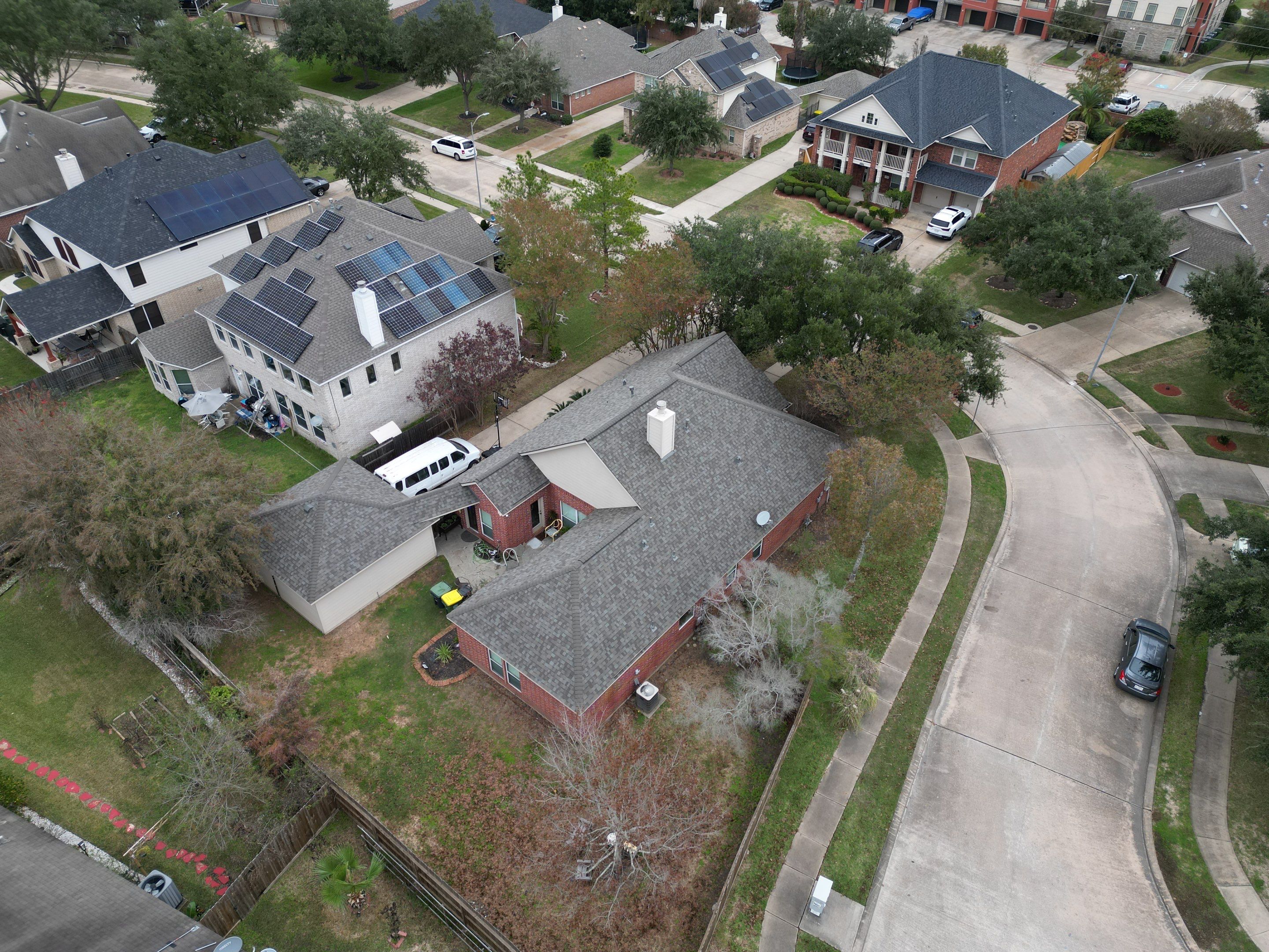OC Duration Driftwood by HHH Roofing & Construction