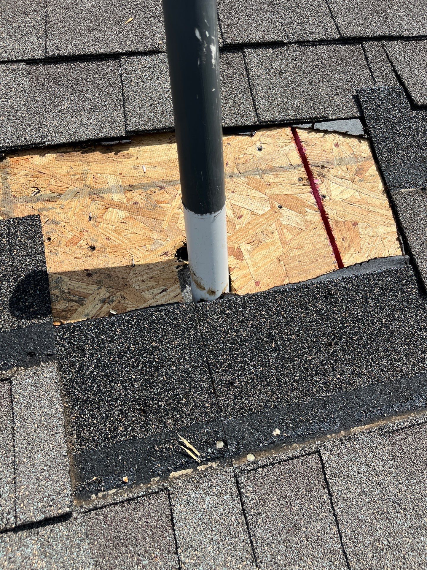 Hail Damage using Owen's Corning Duration (Lifetime) Shingles by Roof Repair Company