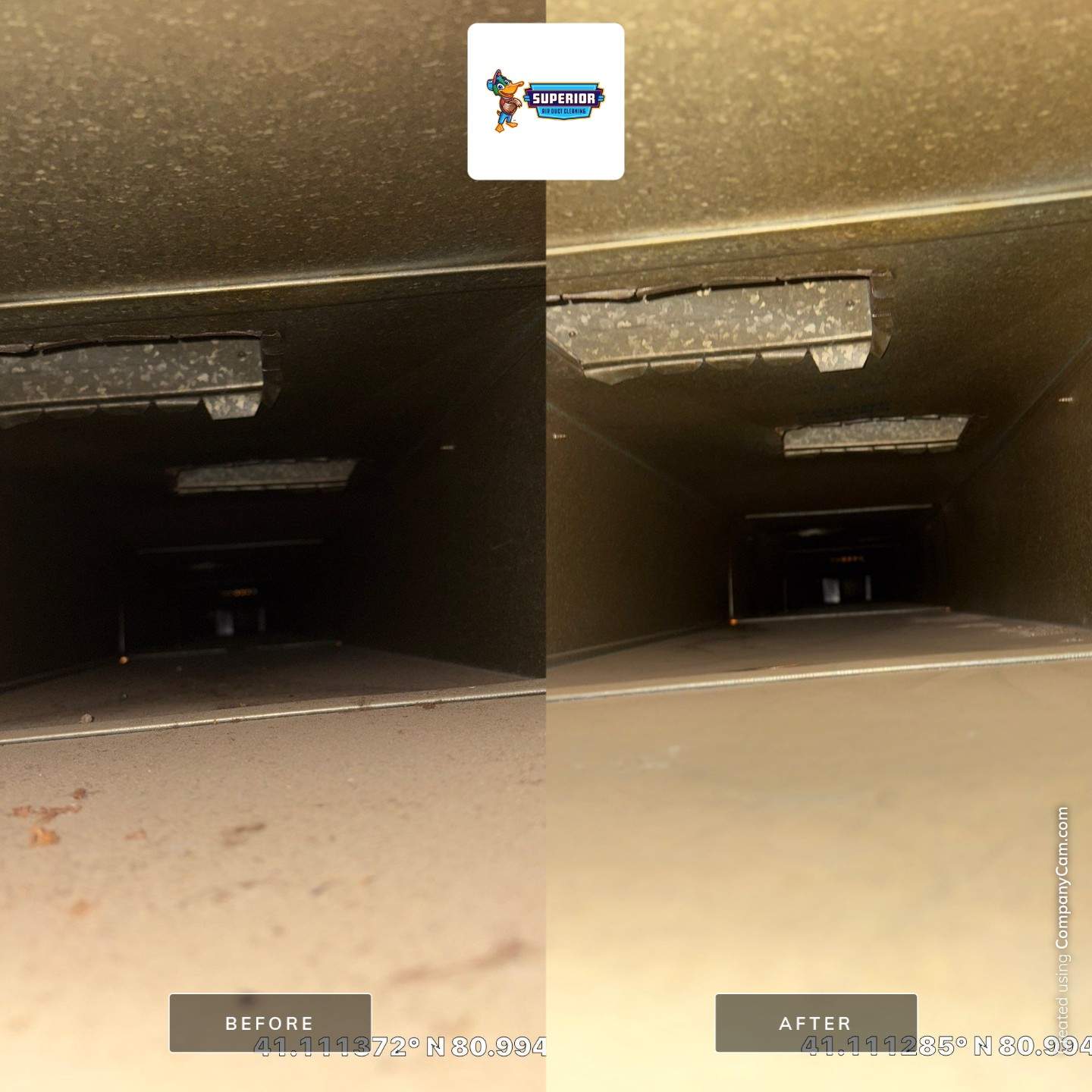 Air Duct Cleaning With a Vacuum Truck in Lake Milton, OH by Superior Air Duct Cleaning