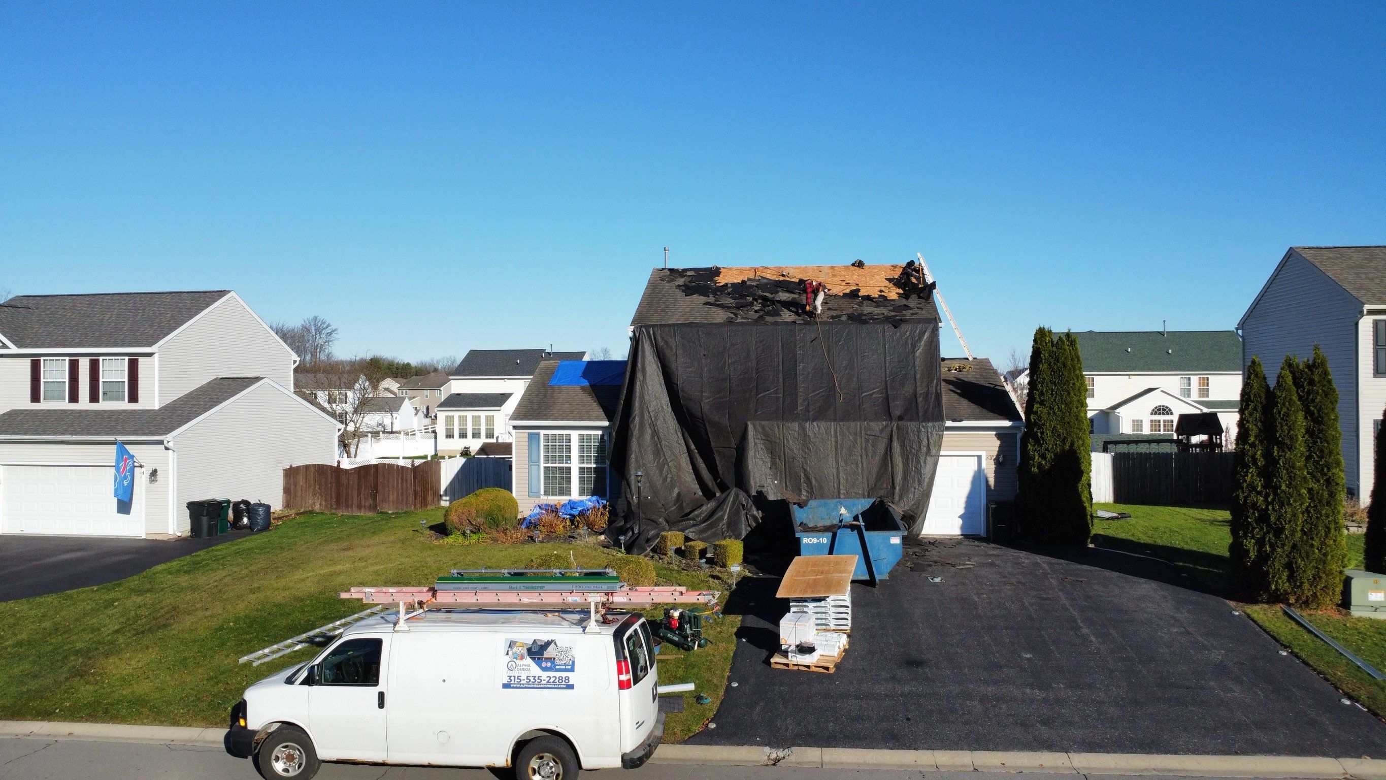 🏠 Roof Replacement in Clay, NY | IKO Shingles 🛠️ by Alpha Omega Roofing LLC
