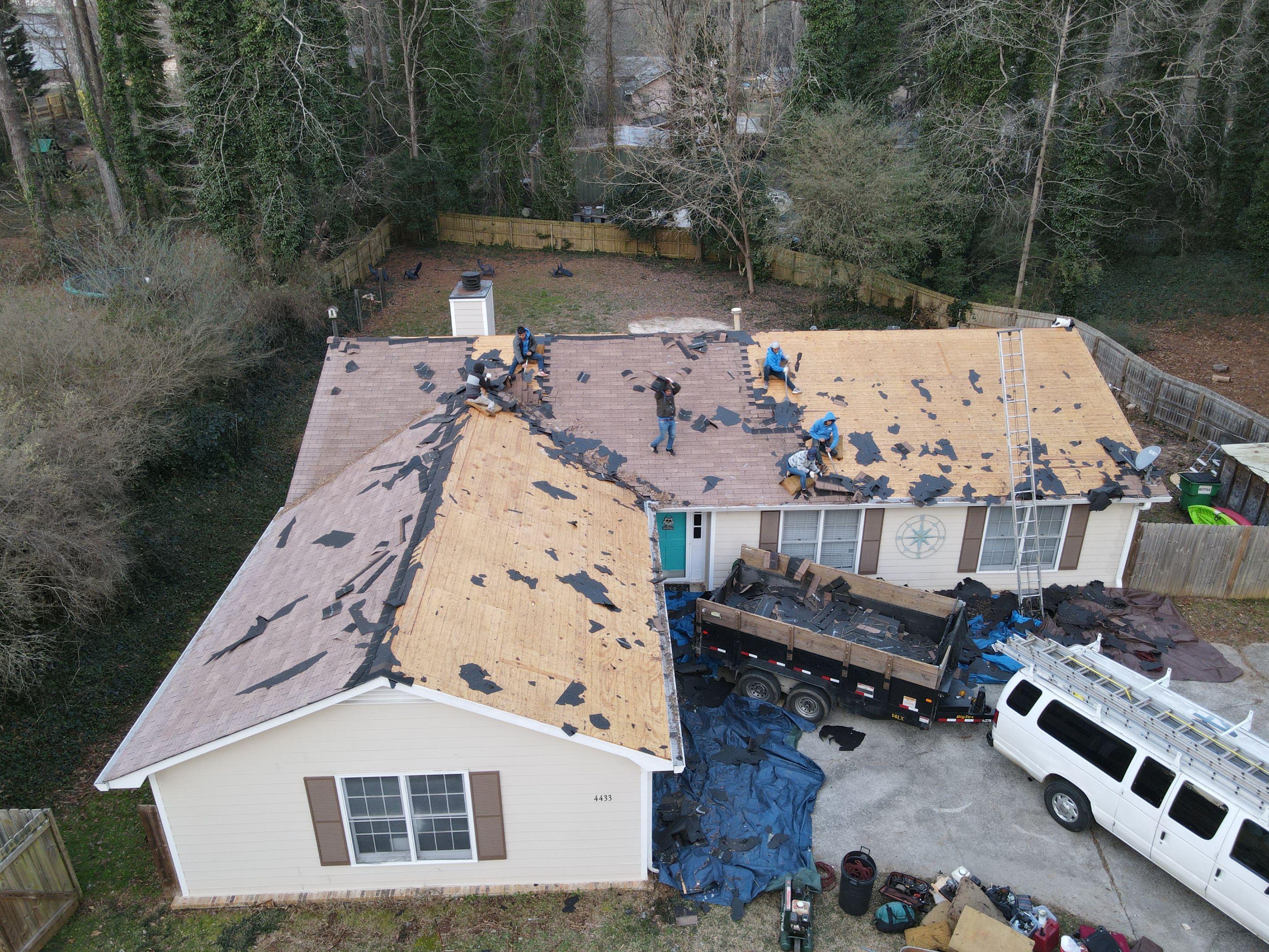 Residential Roofing Installation using Owens Corning by Inspector Roofing and Restoration
