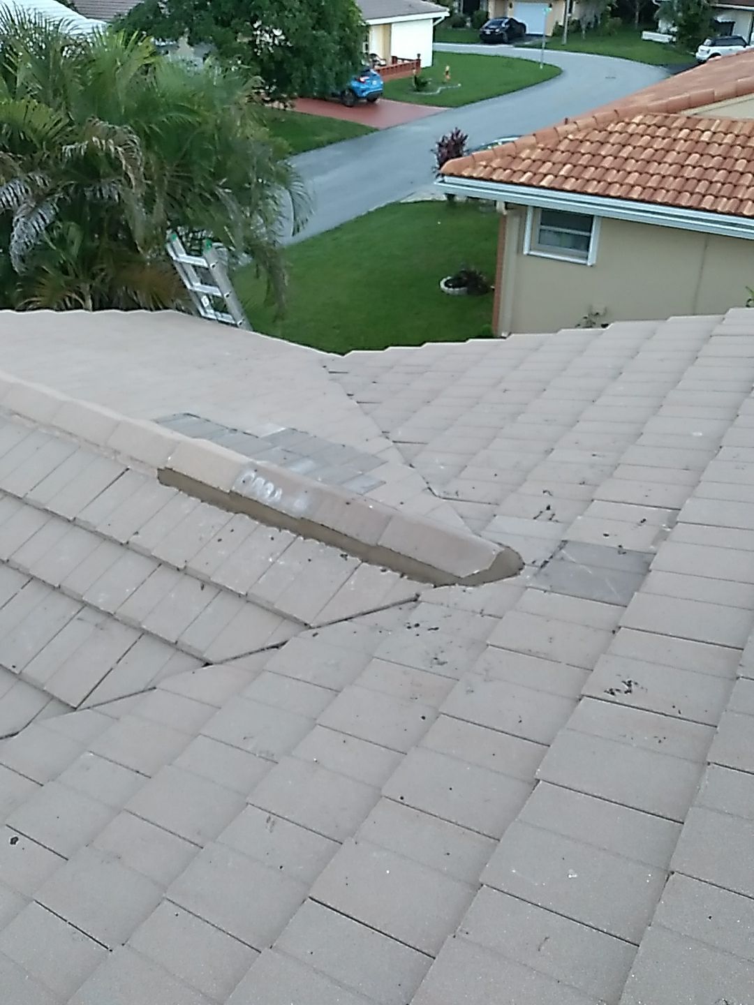 Concrete Tile Roof Repair and Wood Fascia Restoration in Tamarac by Aastro Roofing