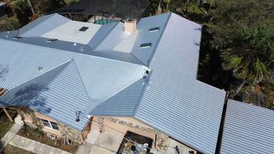 Ultra Rib Panel Galvalume Finish 