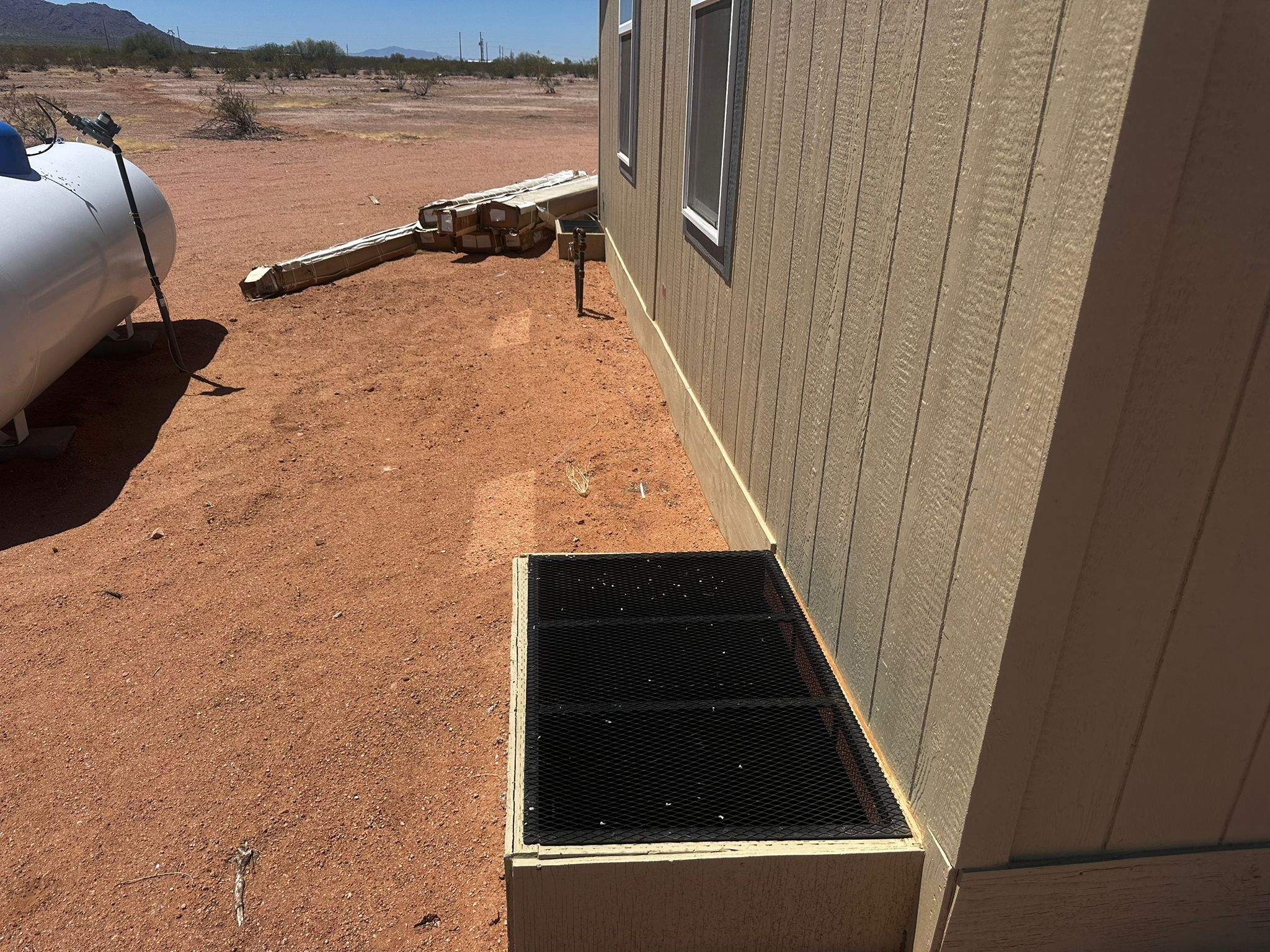 Project in Eloy by Mobile Home Installations